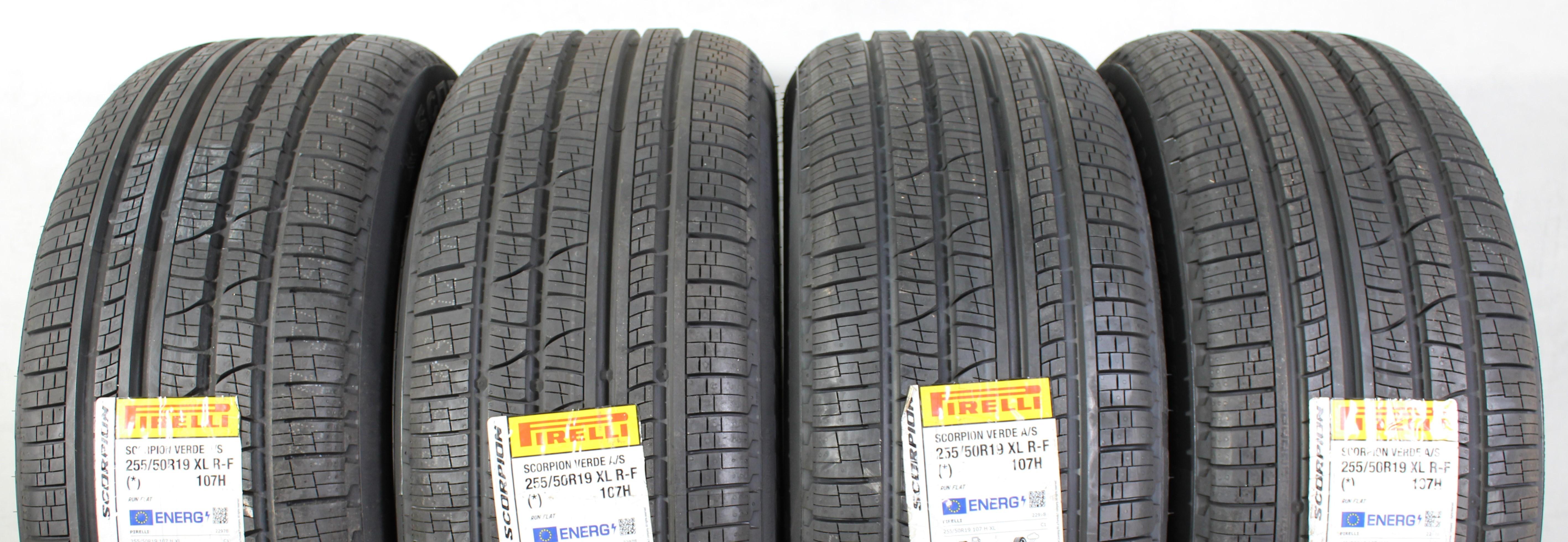 4 x 255/50R19 107H zomerbanden Pirelli Scorpion Verde All Season Runflat 2022