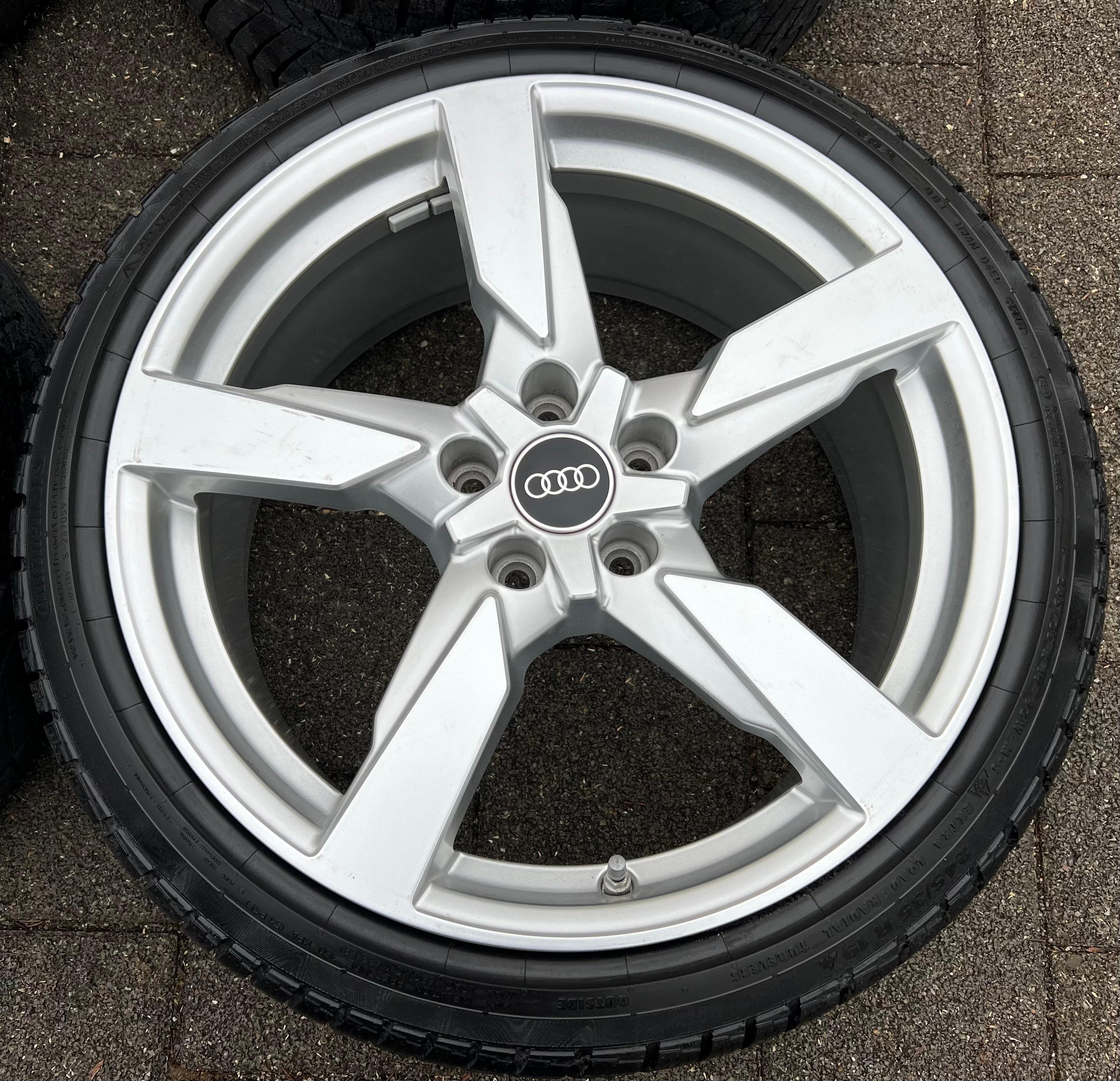 4 LLANTAS DE INVIERNO ORIGINALES DE ALUMINIO 19" AUDI TT TTS 8S 8S0601025AA 245/35R19 93W ENTREGA GRATUITA