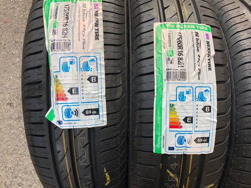 4 x 175/60R16 82H Sommerreifen Nexen N Blue HD Plus NEU 2016