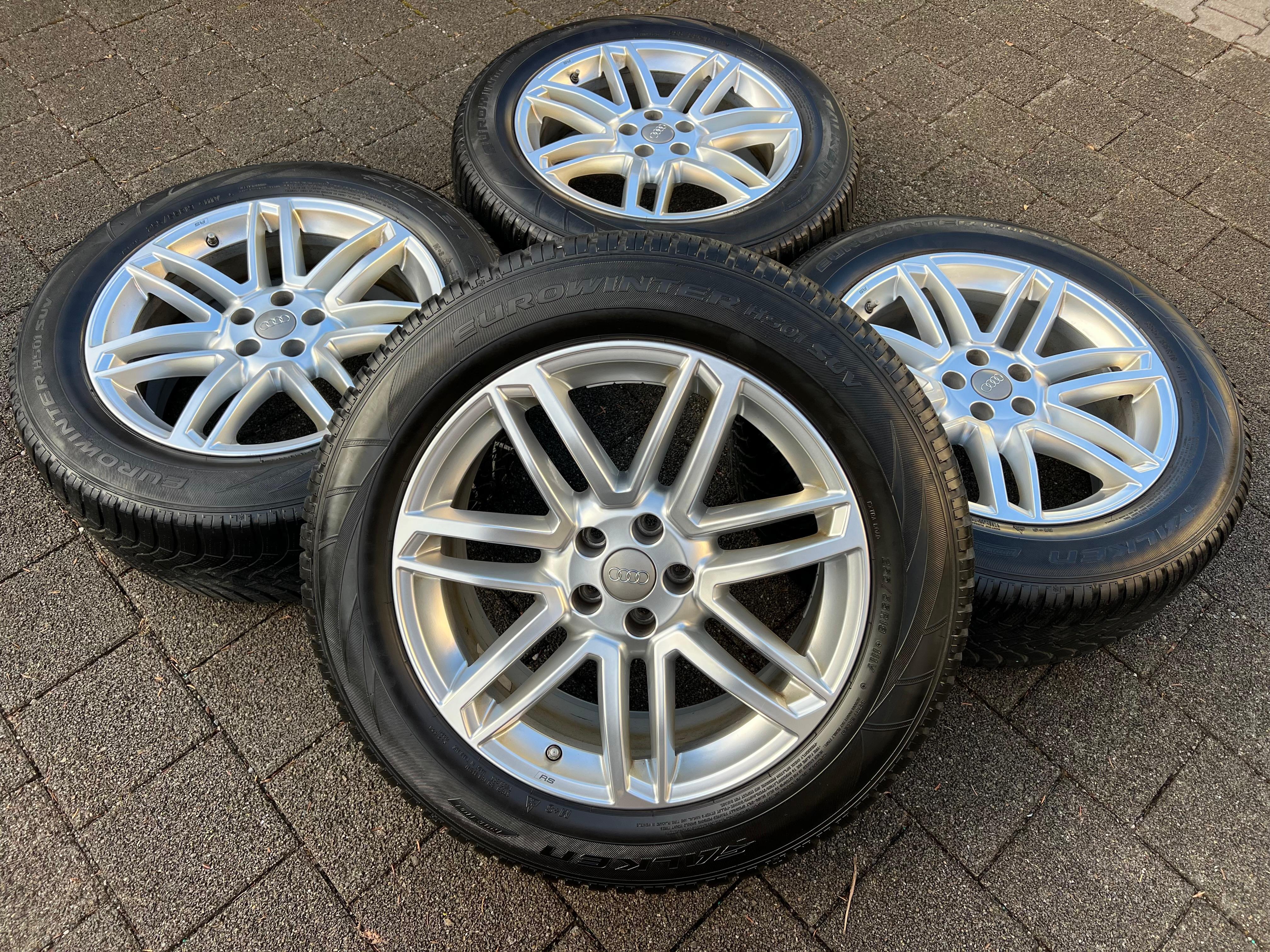 4 JANTES ALU ORIGINALES 19" AUDI Q7 4M 8,5x19 ET28 4M0601025P FREIHAUS