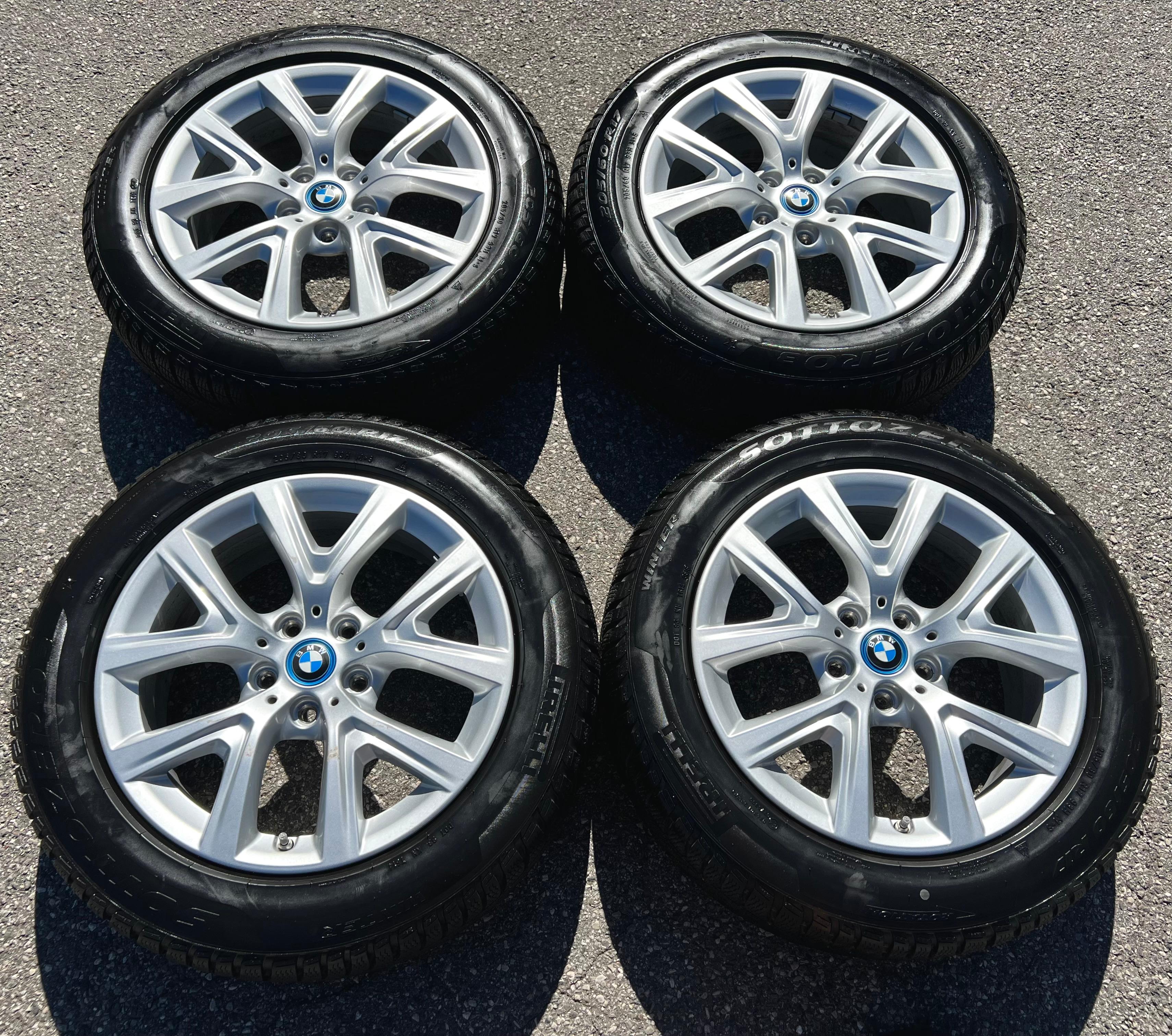 4 ROUES D'HIVER ORIGINALES 17" EN ALU BMW X1 F48 X2 F39 STYLING 574 205/60R17 93H RDKS