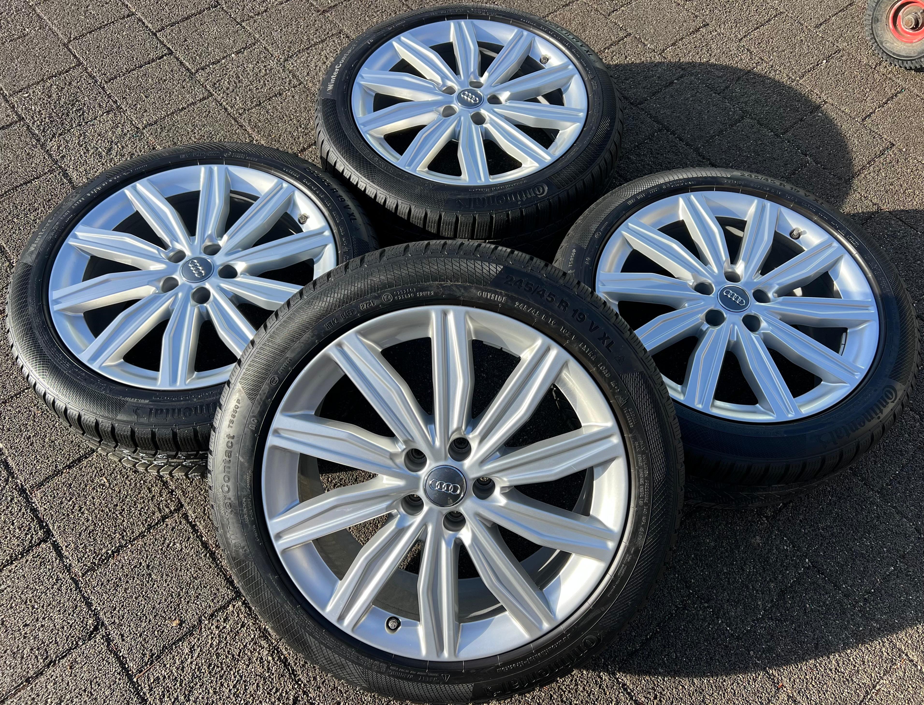 4 ORIGINAL 19" ALU WINTERRÄDER AUDI A6 S6 C8 4K 4K0601025M 245/45R19 102V RDKS FREIHAUS