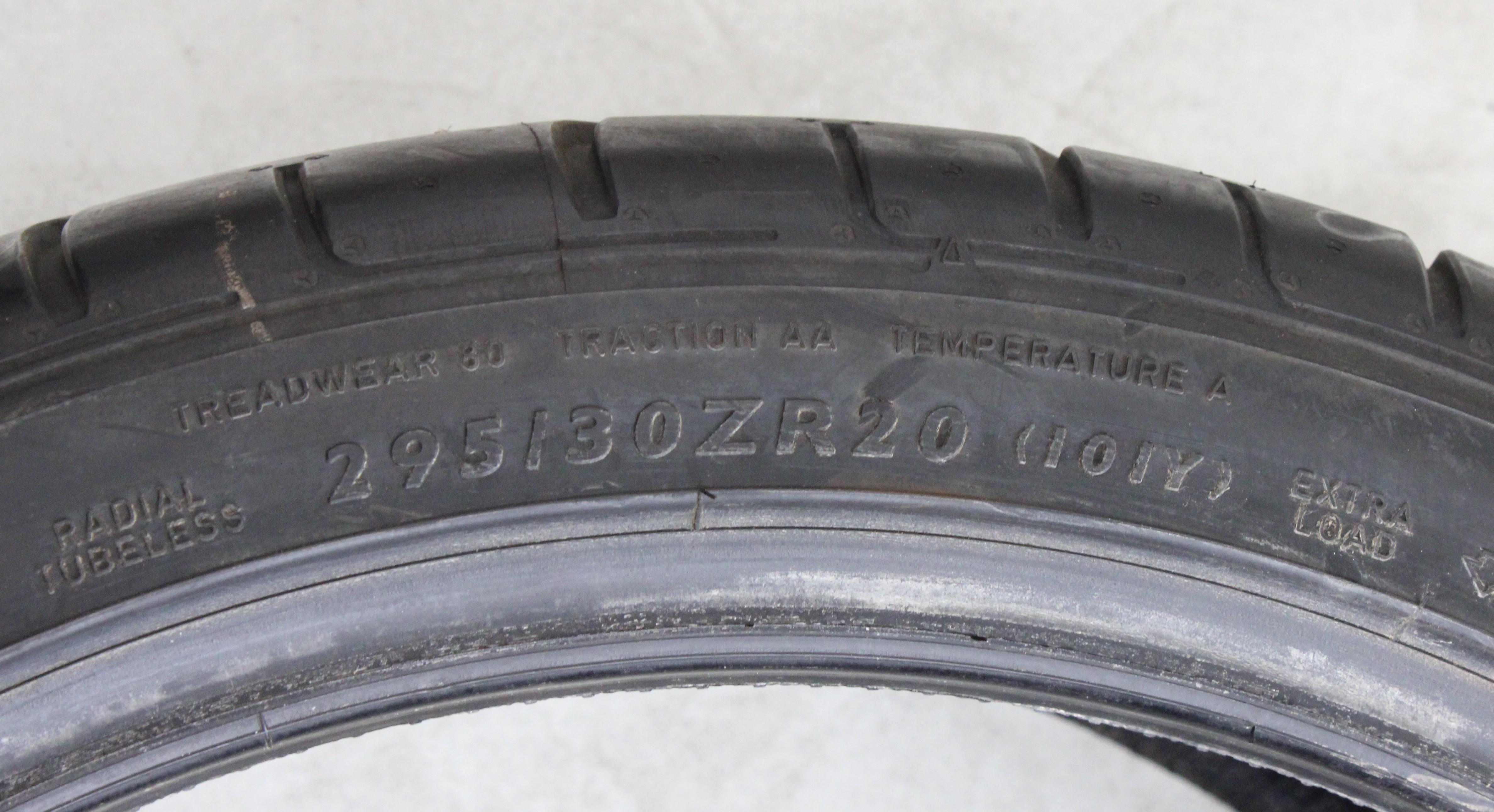 2 x 295/30R20 101Y Sommerreifen Dunlop Sport Maxx Race N0 NEU 2016 XL