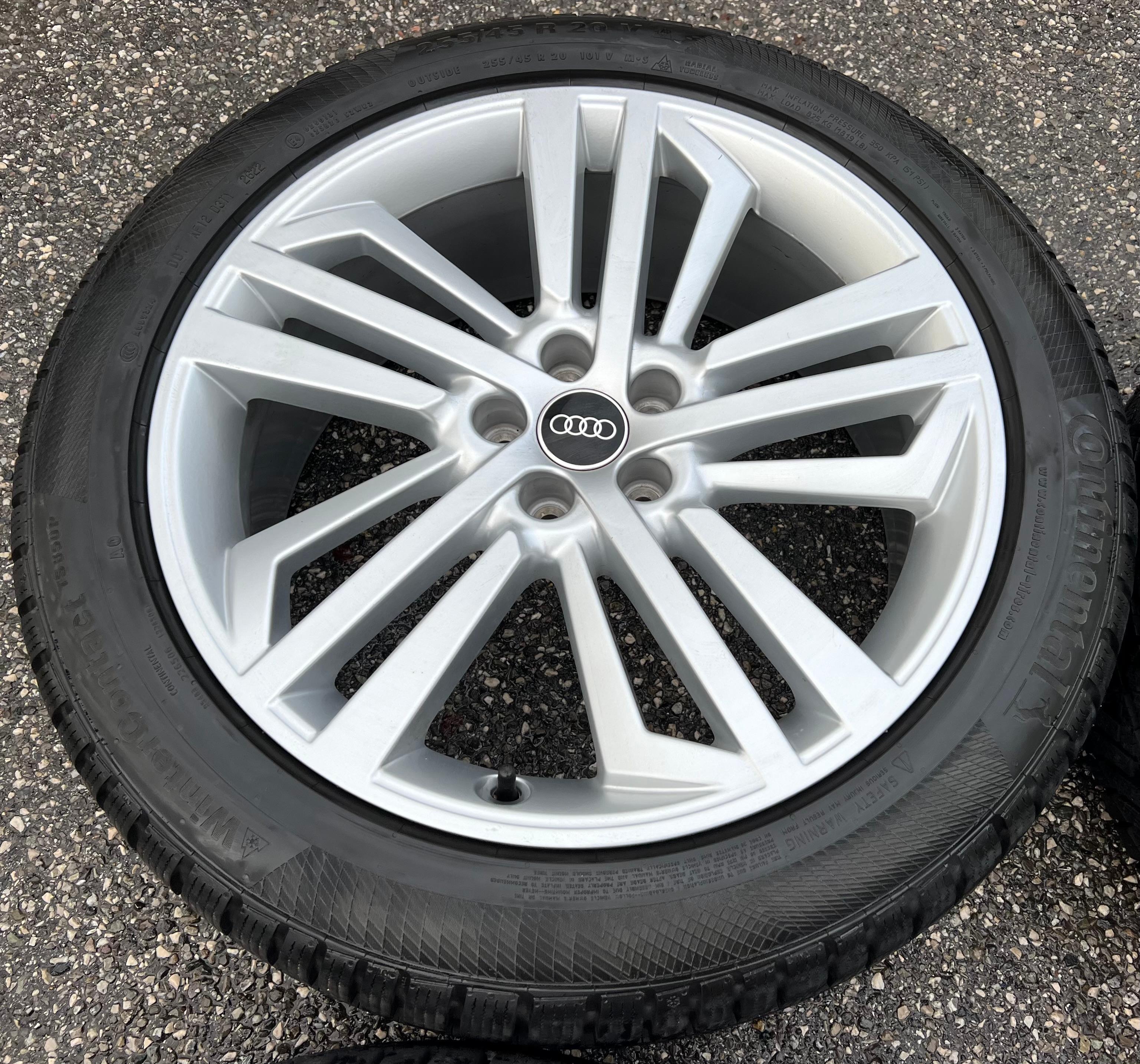 4 ORIGINAL 20" ALU WINTERRÄDER AUDI Q5 SQ5 FY 80A601025L 255/45R20 101V DOT 2022