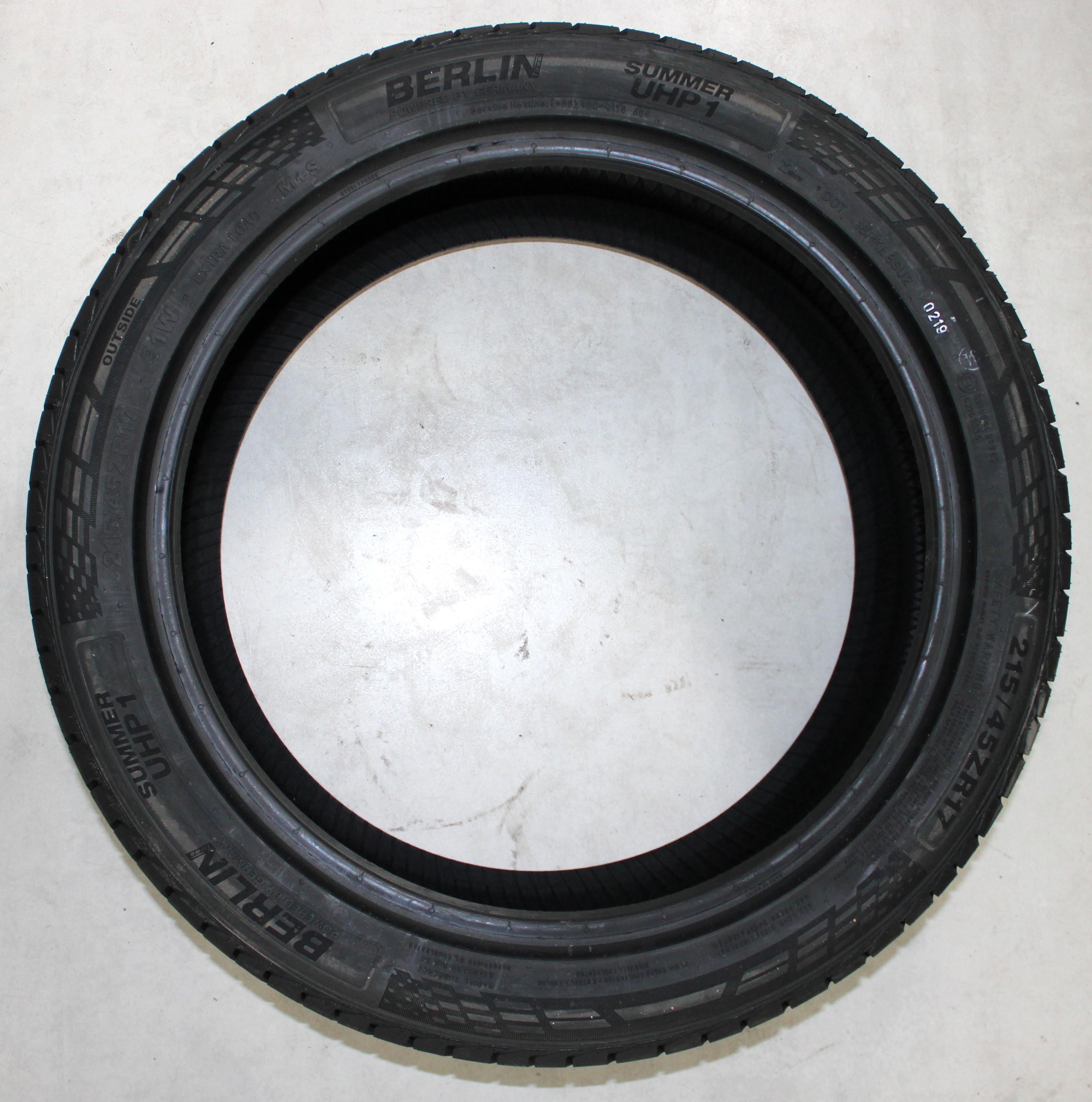 4 x 215/45R17 91W Sommerreifen Berlin Tires Summer UHP1 2019 XL