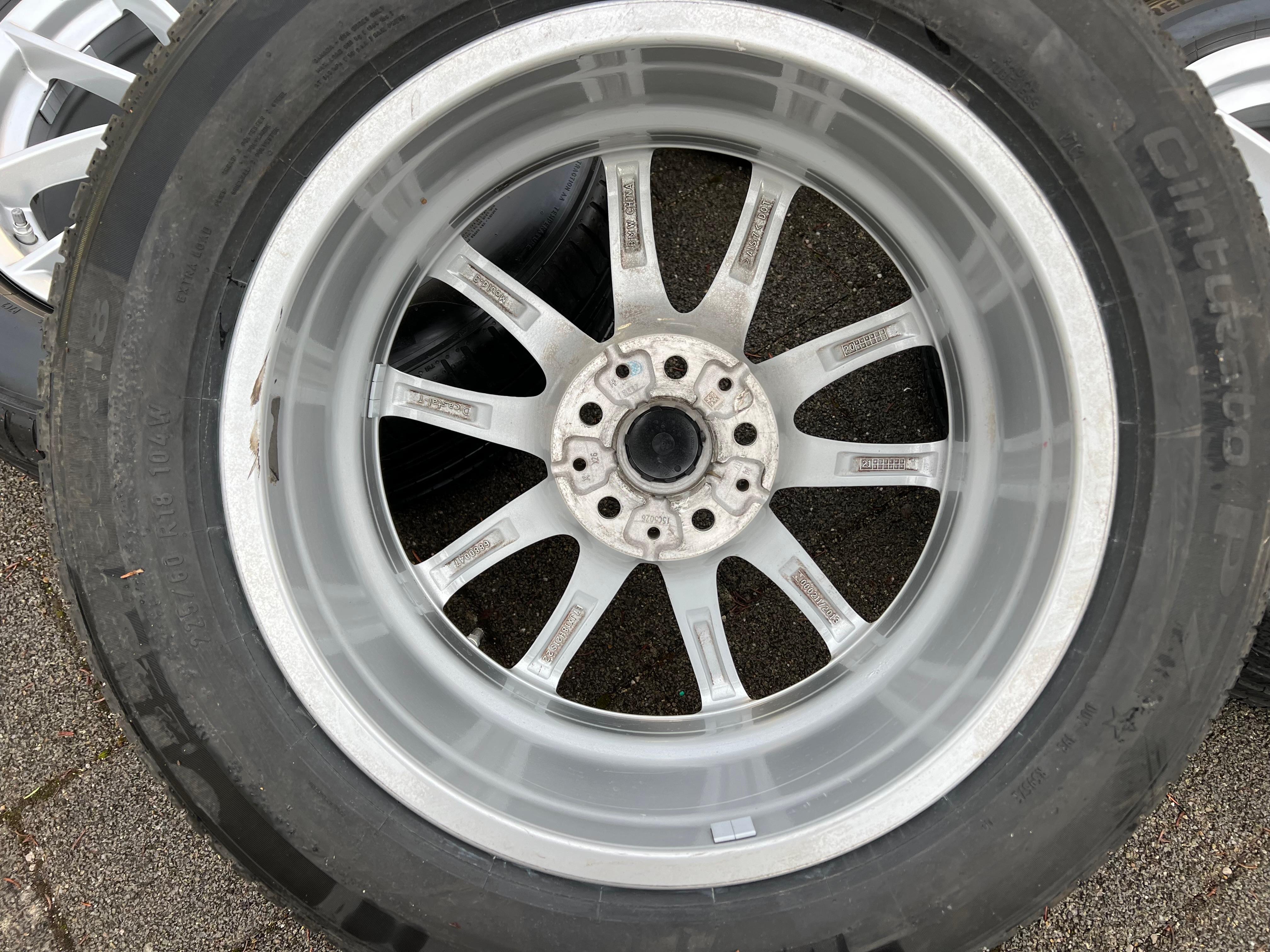 4 LLANTAS DE VERANO DE ALUMINIO 18" ORIGINALES BMW X3 G01 X4 G01 225/60R18 104W ★ 2024