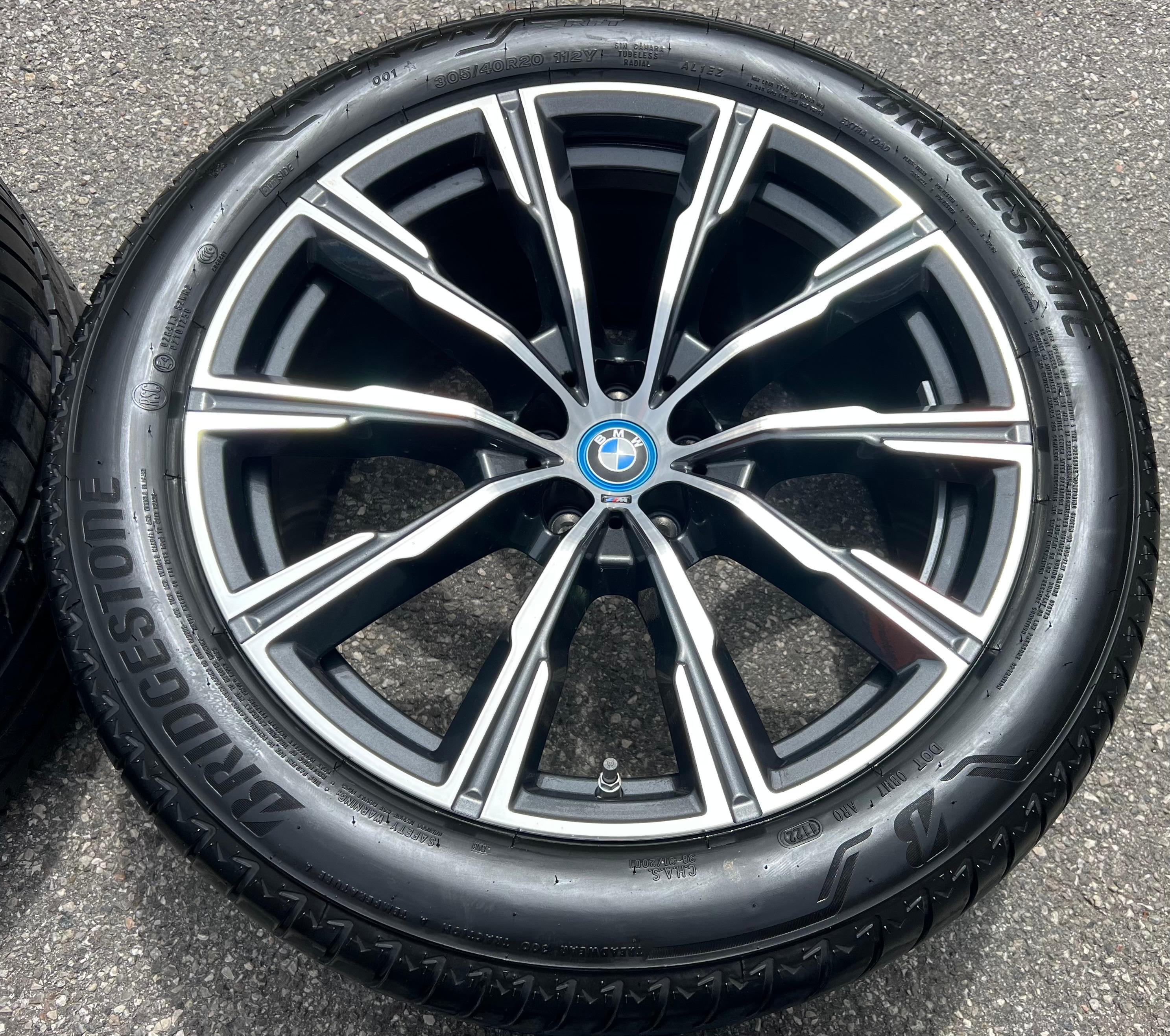 4 ORIGINAL 20" ALU SOMMERRÄDER BMW X5 G05 X6 G06 STYLING M740 275/45R20 110Y 305/40R20 112Y