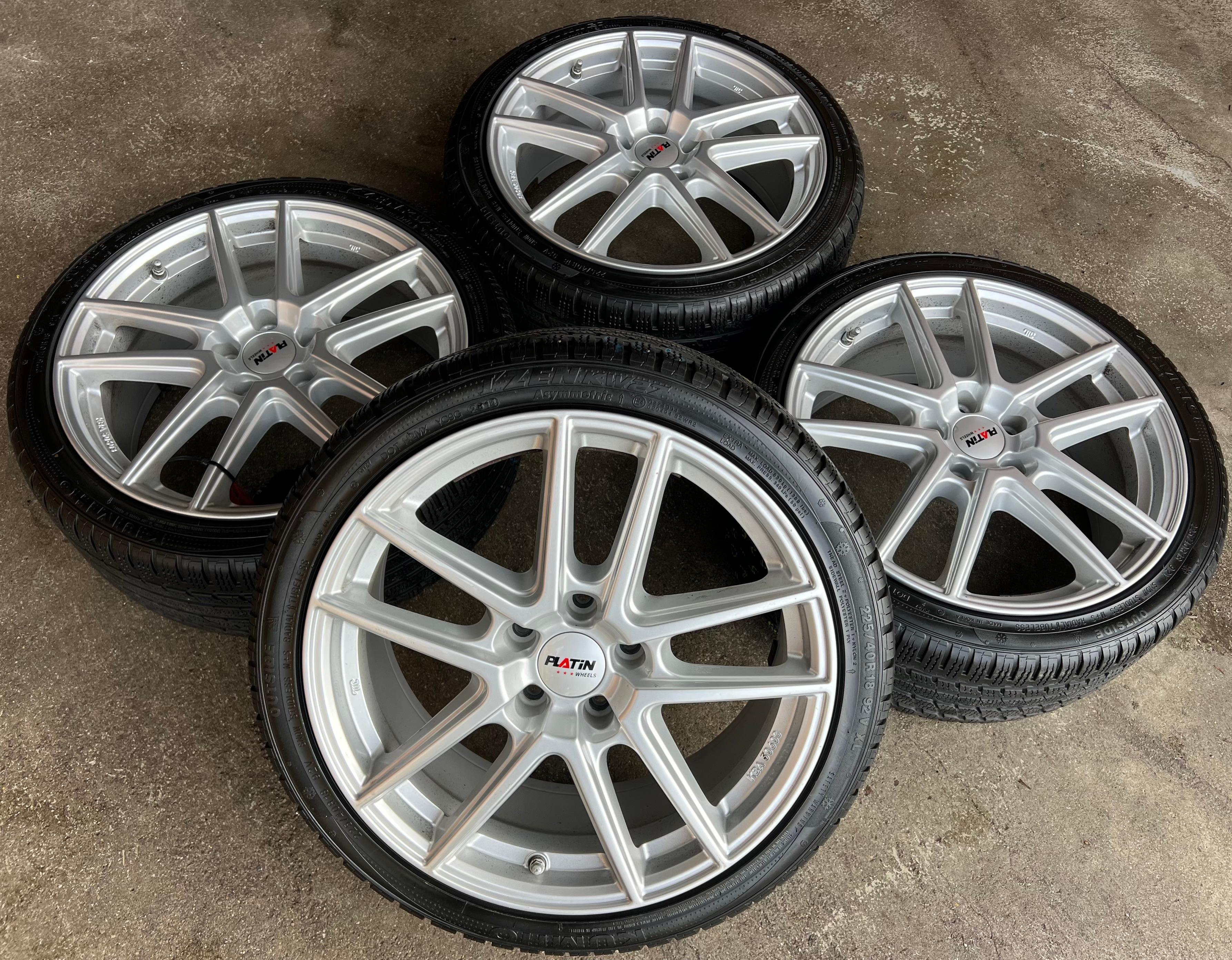 4 ALU 18" WINTERRÄDER MERCEDES A-KLASSE A45 AMG 176 C-KLASSE W204 CLA 45AMG