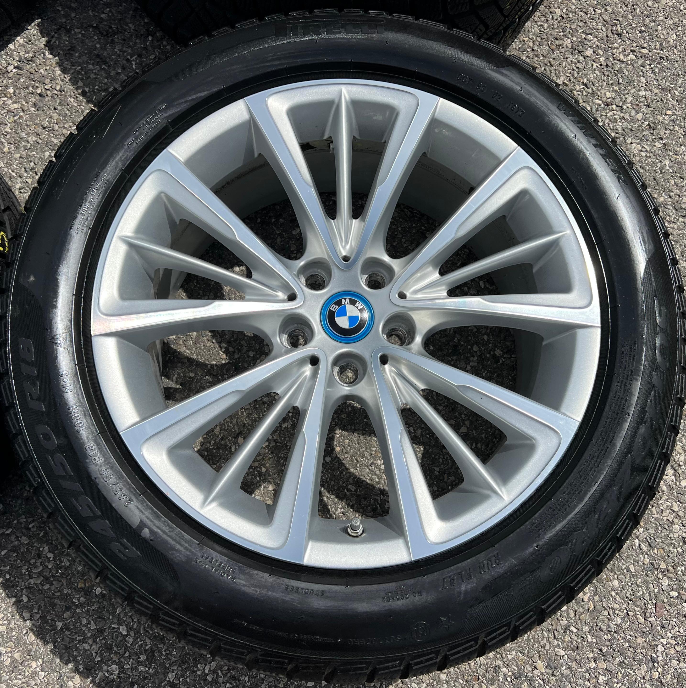 4 LLANTAS DE INVIERNO ORIGINALES DE ALUMINIO 18" BMW SERIE 7 G11 G12 STYLING 643 6867339 ENTREGA GRATUITA