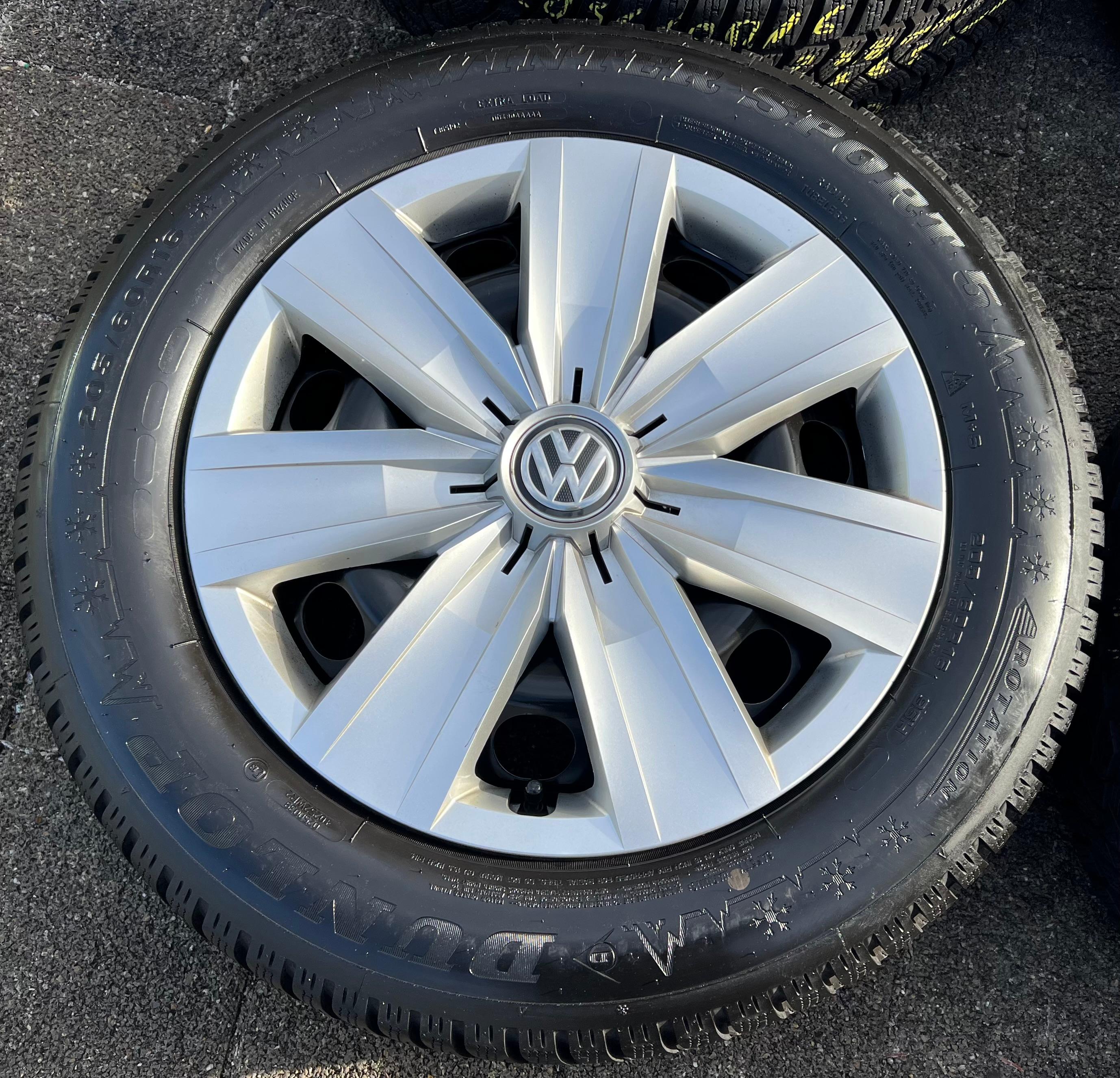 4 WINTERWIELEN AUDI Q2 GA VW T-ROC A11 205/60R16 96H DUNLOP 2019 TOP 5Q0601027AM GRATIS LEVERING