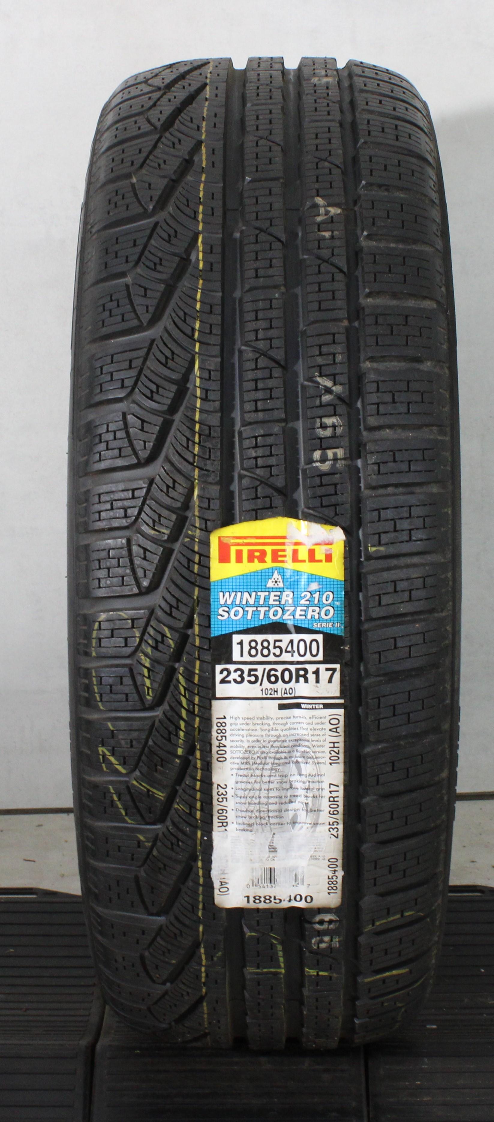 1 x 235/60R17 102H Winterreifen Pirelli Sottozero Winter 210 Serie 2 AO NEU 2013