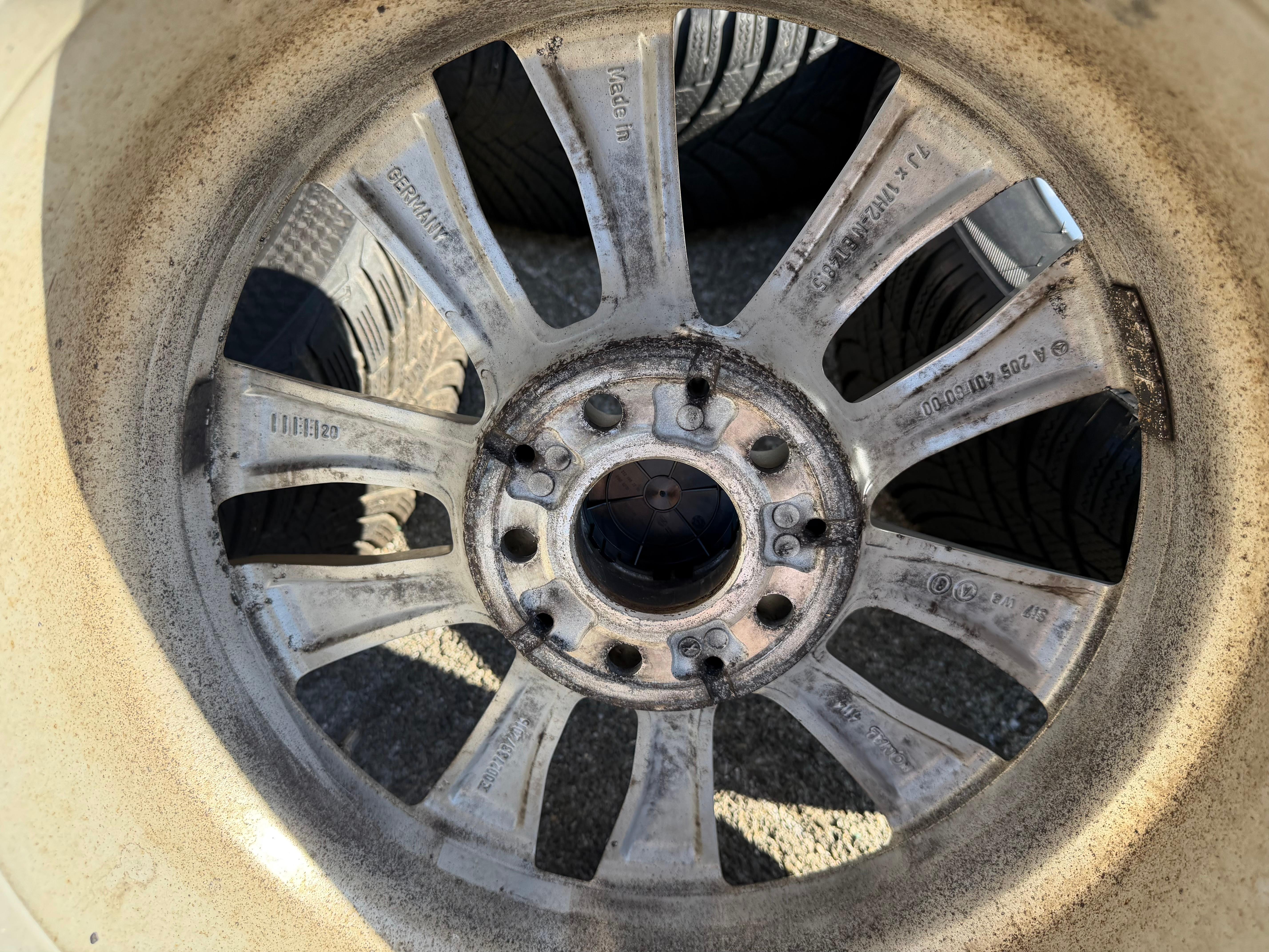 4 Original 17" Alu Winterräder Mercedes C-Klasse W205 A2054018000 225/50R17 98V