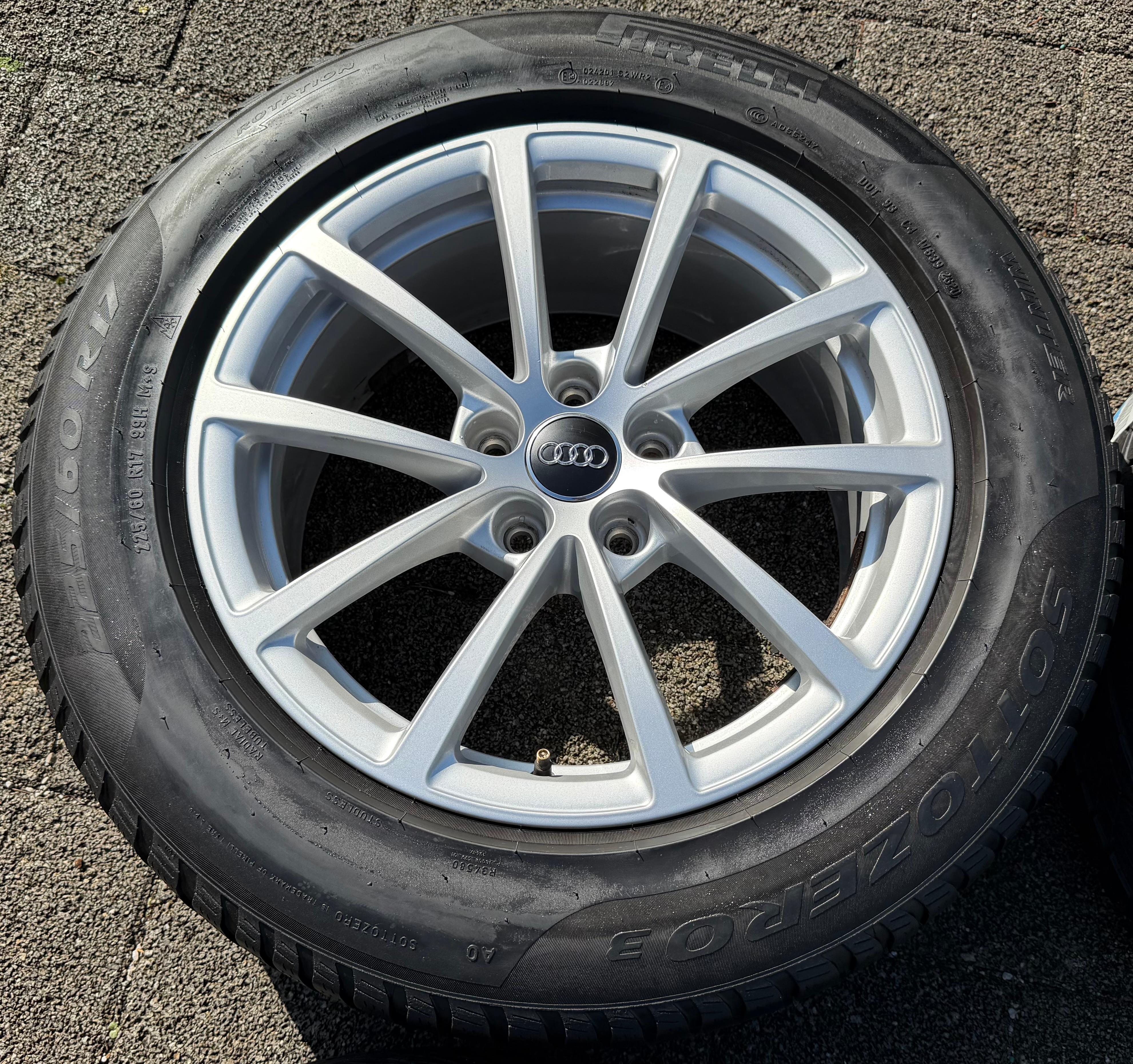 4 ORIGINAL 17" ALUFELGEN FELGEN AUDI A6 + AVANT 4K F2 C8 4K0601025 7,5x17 ET36