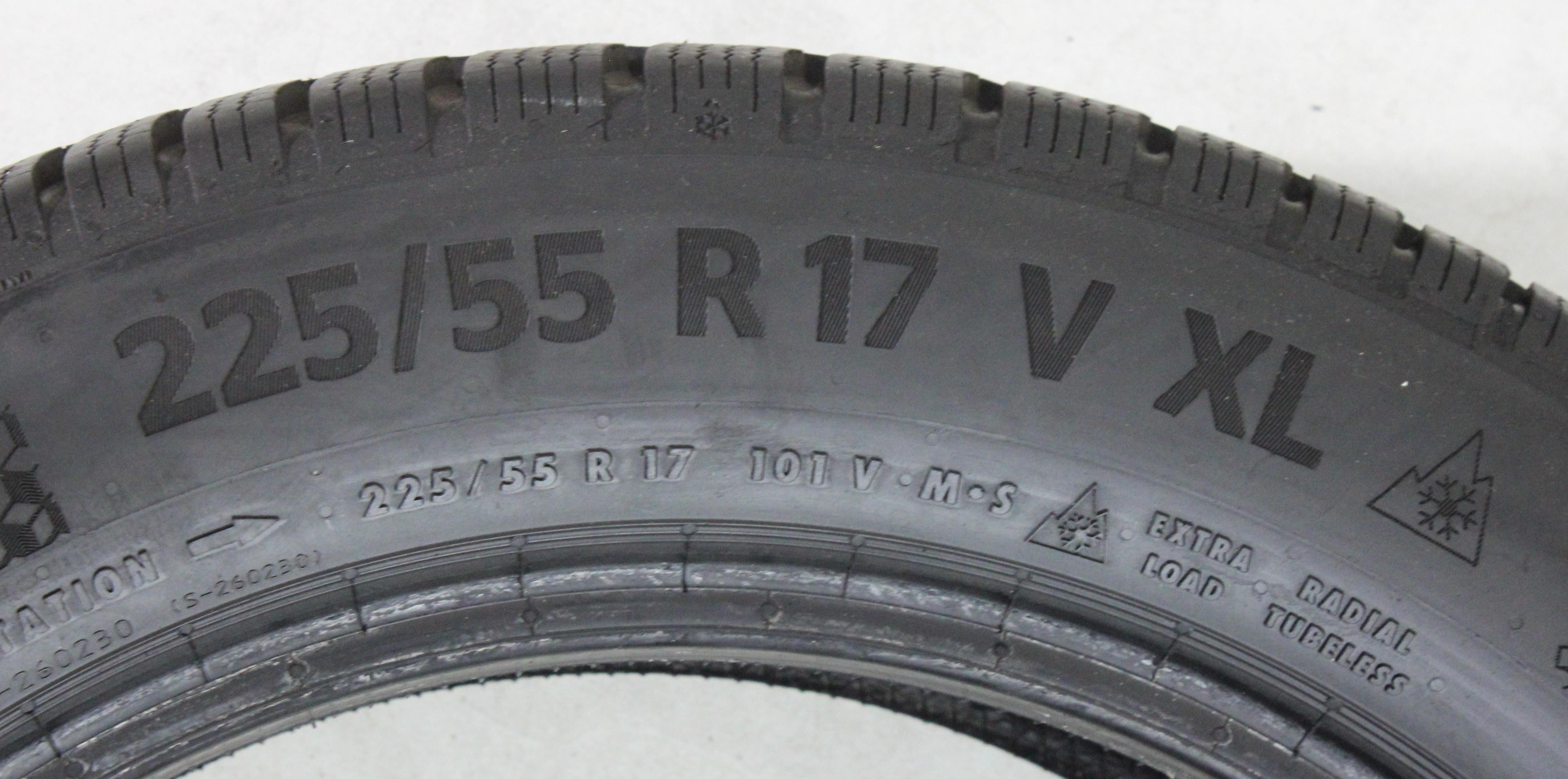 1 x 225/55R17 101V Neumático de invierno Continental Winter Contact TS870P 7,5-8mm 2023 XL