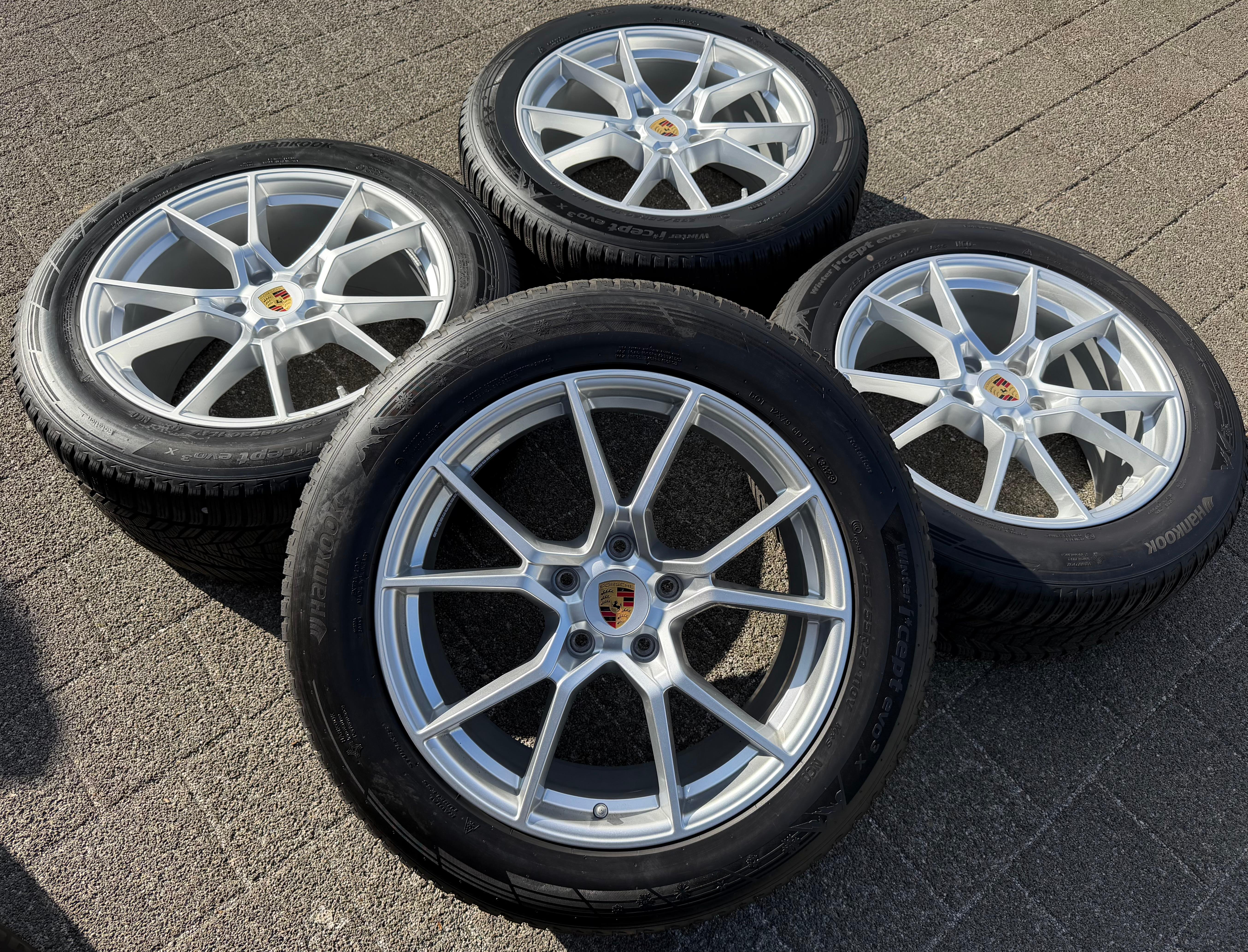 4 Original 20" Alu Winterräder Porsche Cayenne II E3 9YA 9Y0601025CB 9Y0601025CC