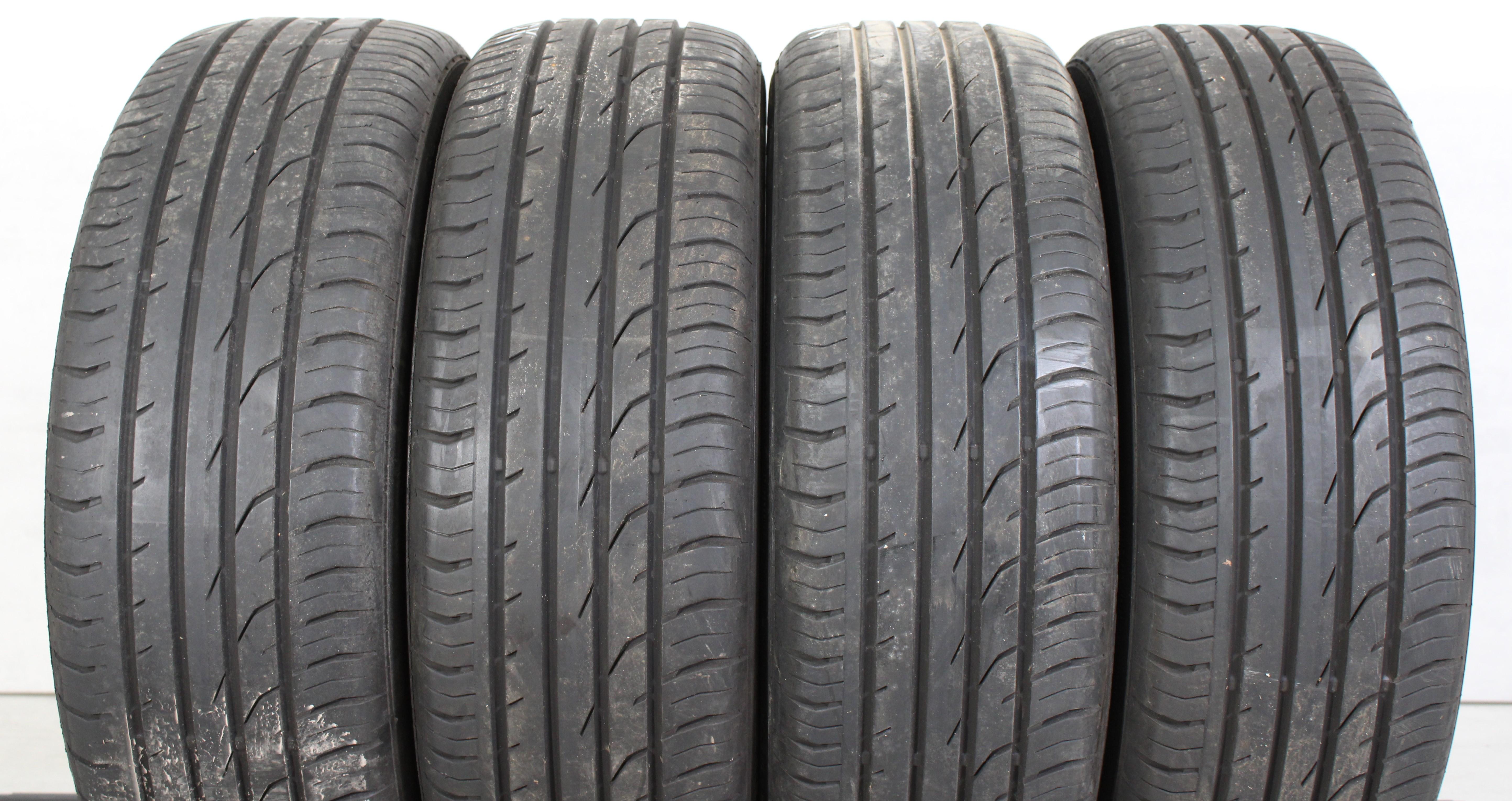 4 x 205/55R17 91V neumáticos de verano Continental Premium Contact 2 SSR Runflat 1x4,5mm 3x5-5,5mm 2013 *