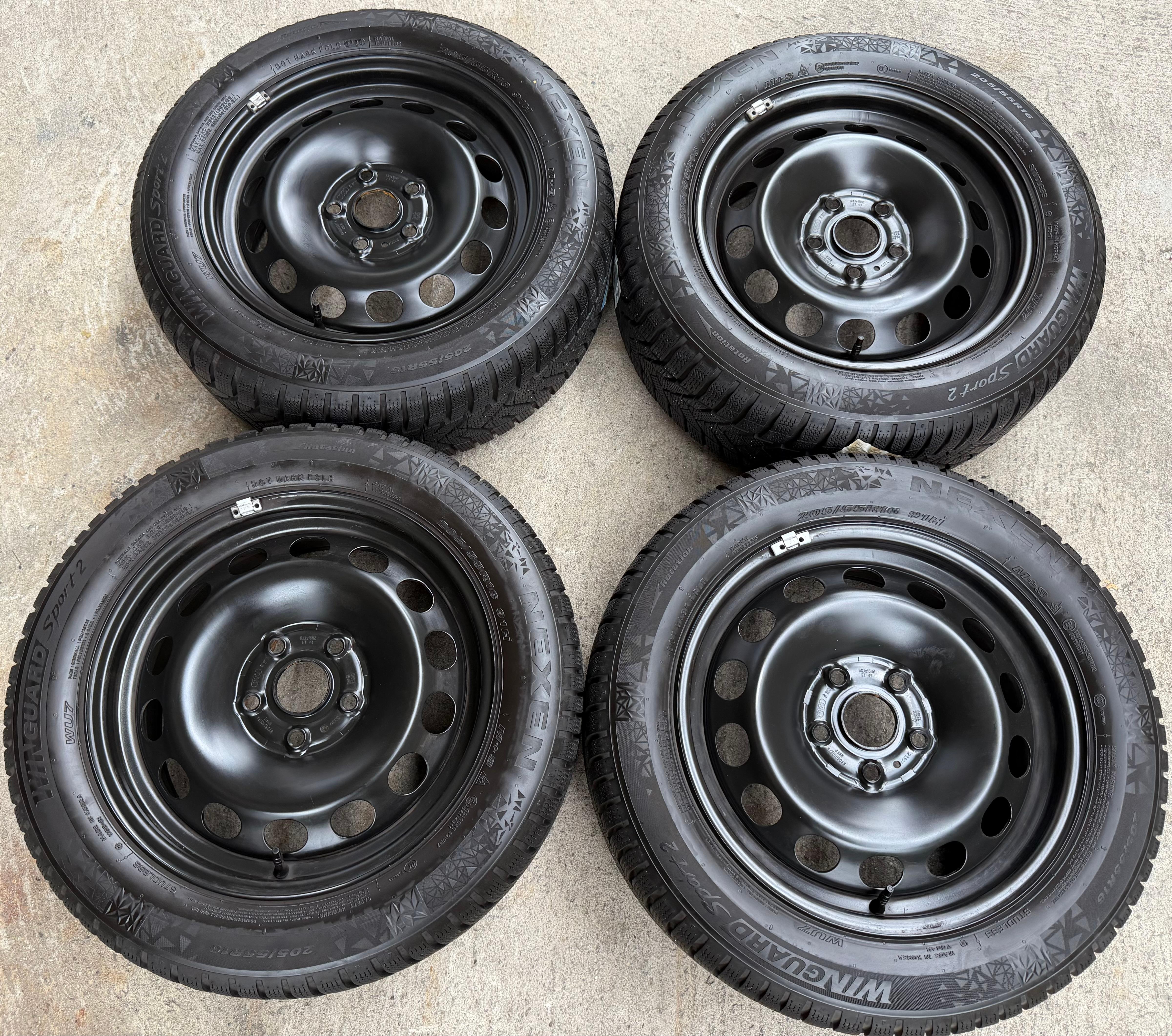 4 Winterräder Audi A3 8V Sportback Cabrio  205/55R16 91H Nexen 8V0601027A 2023