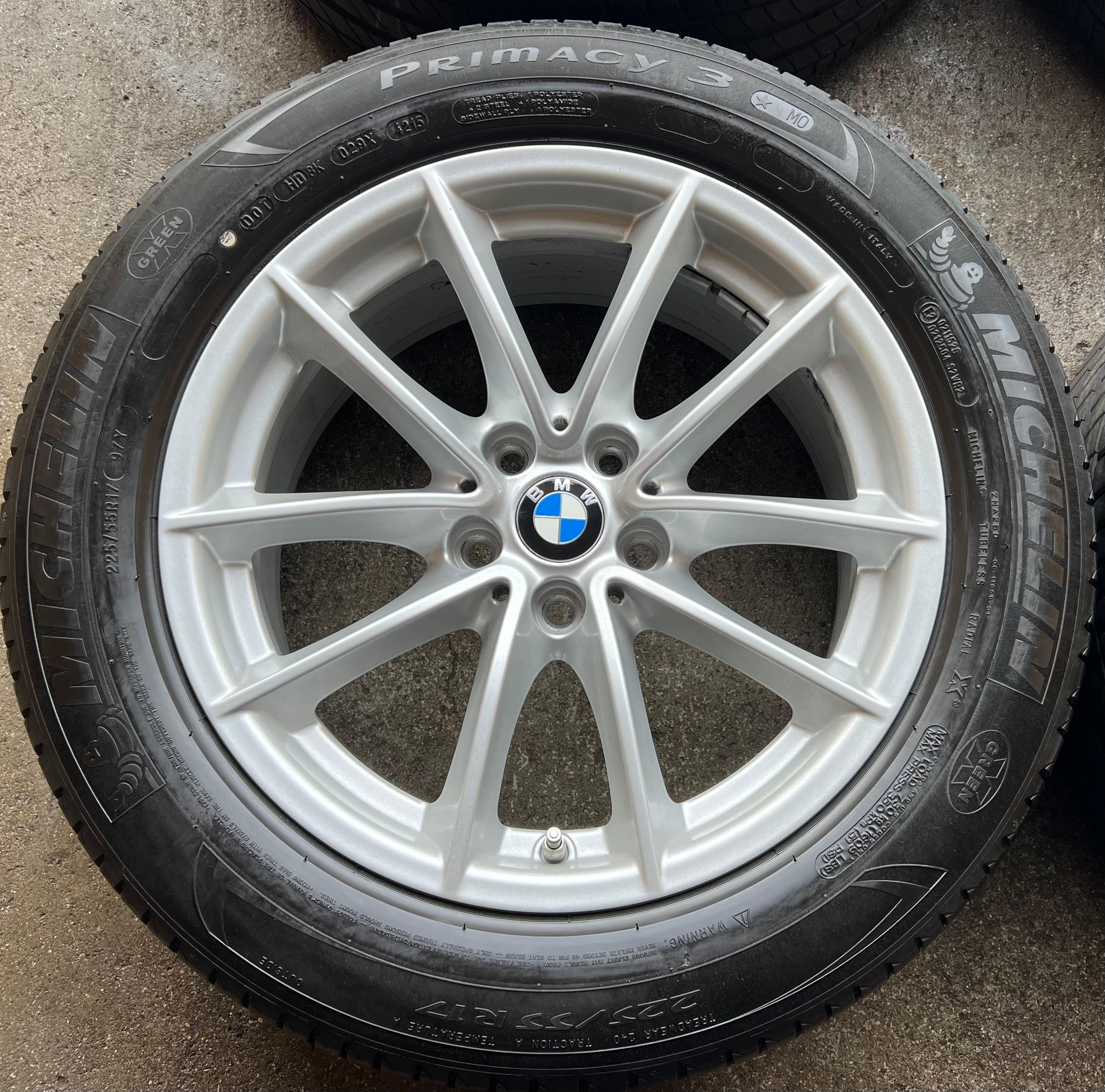 4 ORIGINAL ALU SOMMERRÄDER BMW 5ER REIHE G30 G31 STYLING 618 225/55R17 97Y
