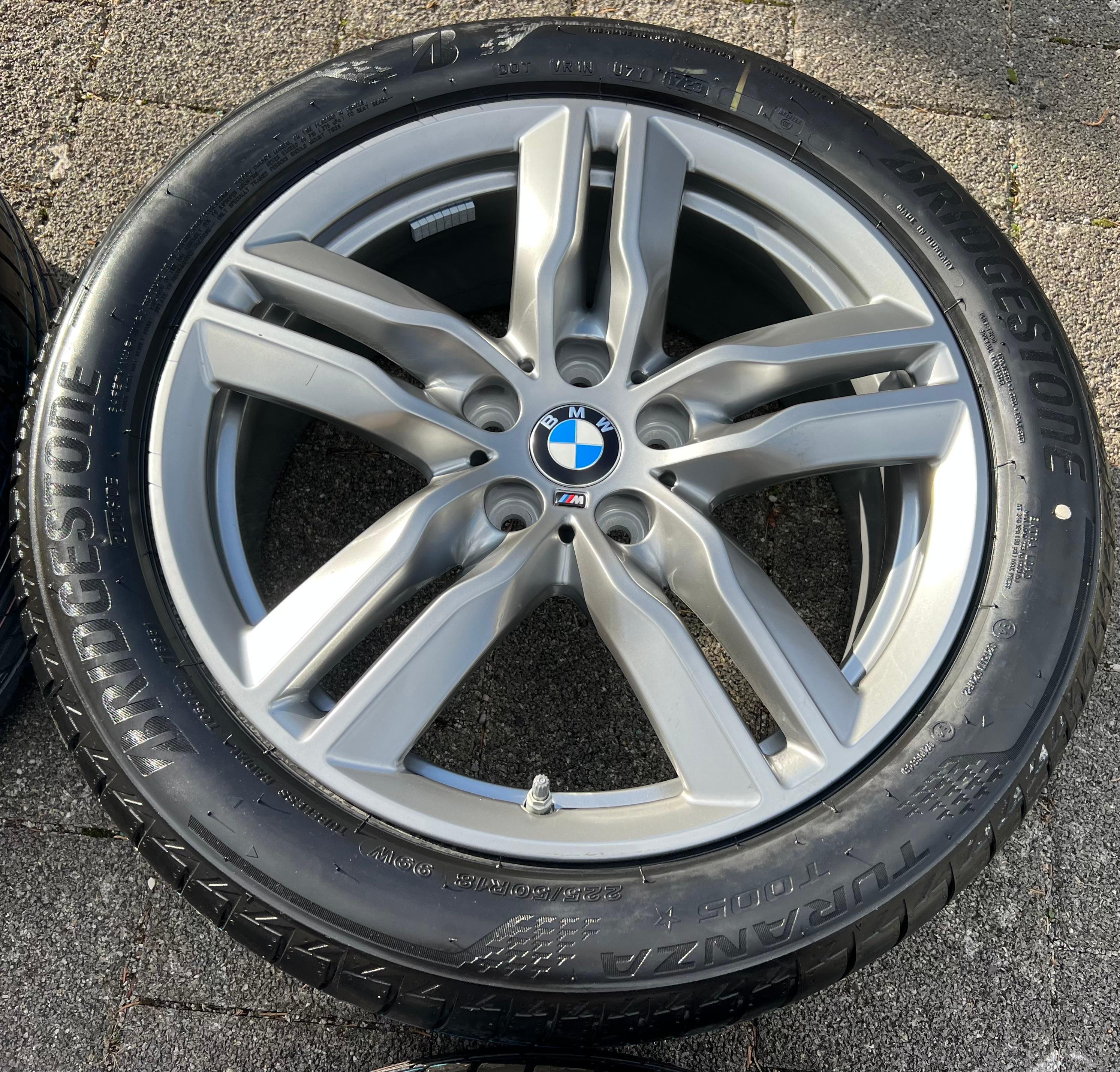 4 ORIGINELE 18" ALUMINIUM ZOMERWIELEN BMW X1 F48 X2 F39 STYLING M570 RDKS 2023 GRATIS VERZENDING