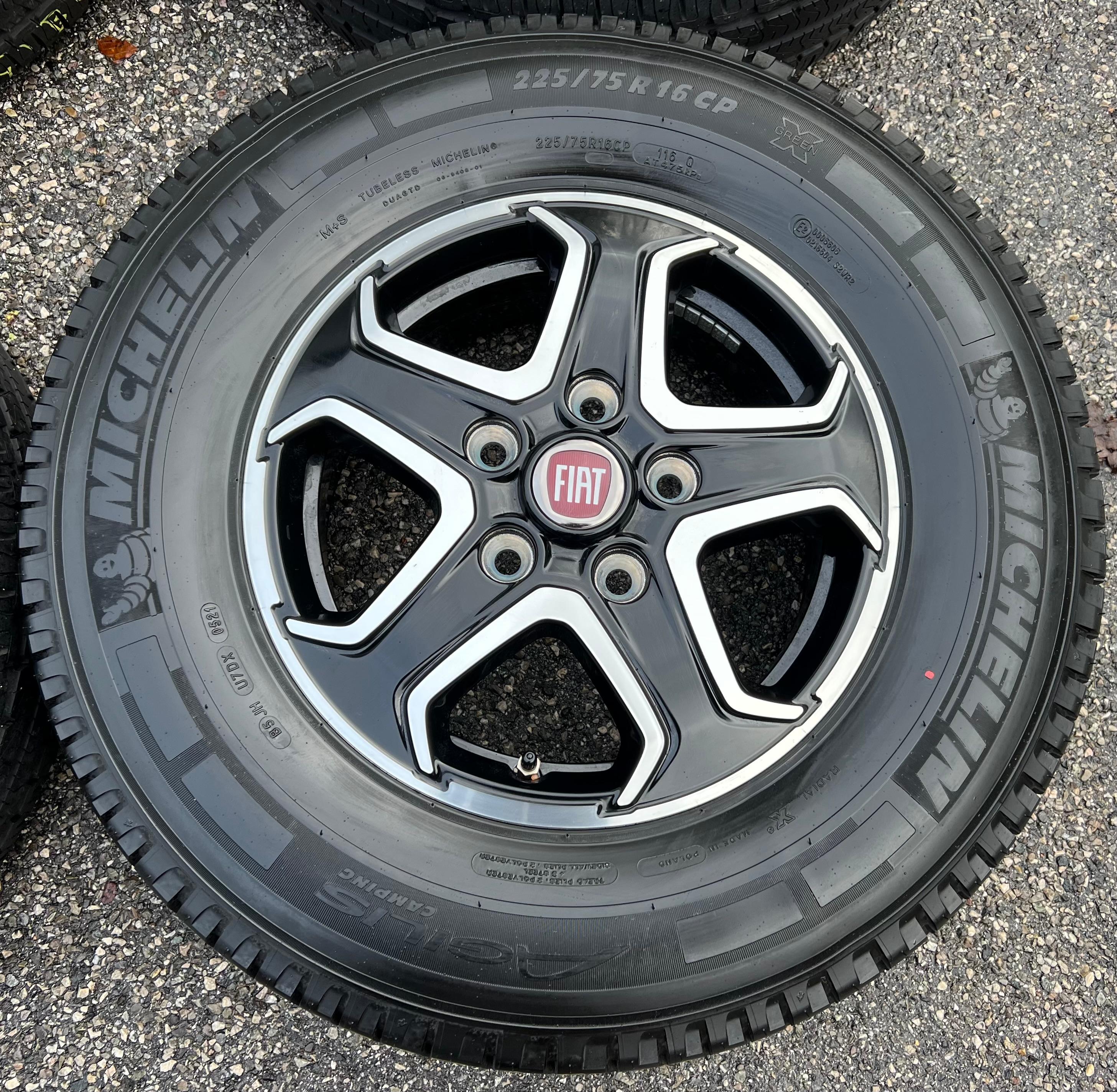 4 RUEDAS DE VERANO ORIGINALES ALU FIAT DUCATO 5x130 225/75R16CP 116Q MICHELIN 139916808
