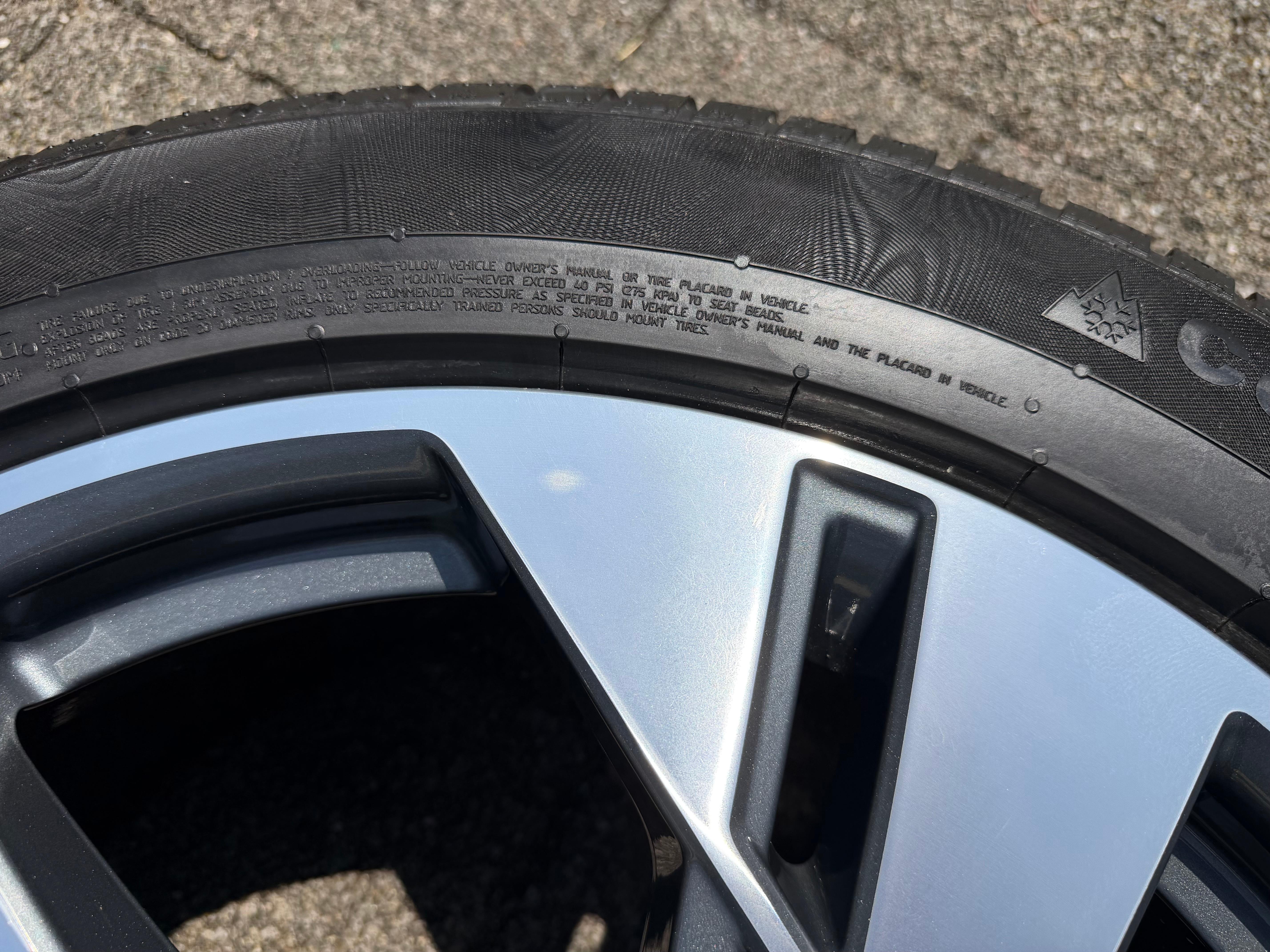 4 Original 20" Alu Winterräder Audi E-Tron Q8 Etron 4KE601025AP 255/50R20 109H