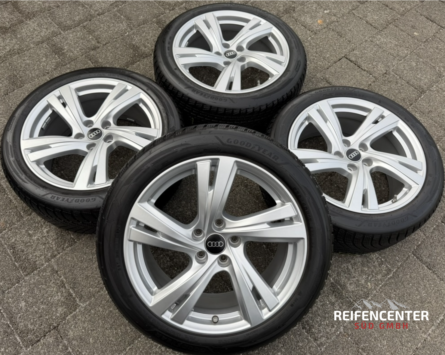 4 RUEDAS DE ALEACIÓN ORIGINALES DE INVIERNO DE 18" AUDI A5 S5 FU2 B10 8B3601025C 235/45R18 98H 2024