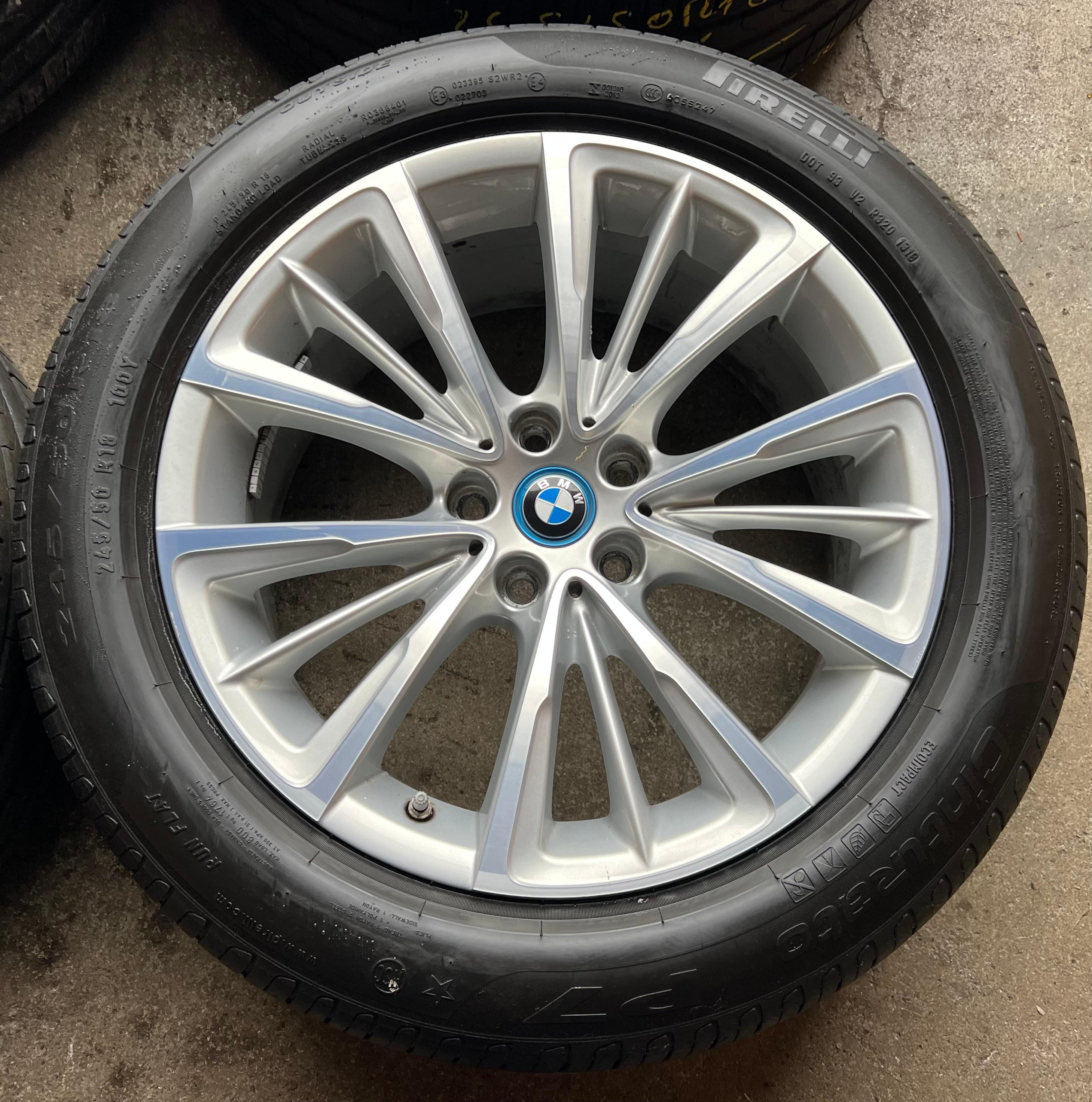 4 ROUES D'ÉTÉ ORIGINALES 18" EN ALU BMW SÉRIE 7 G11 G12 STYLING 643 6867339 FRANCO DOMICILE