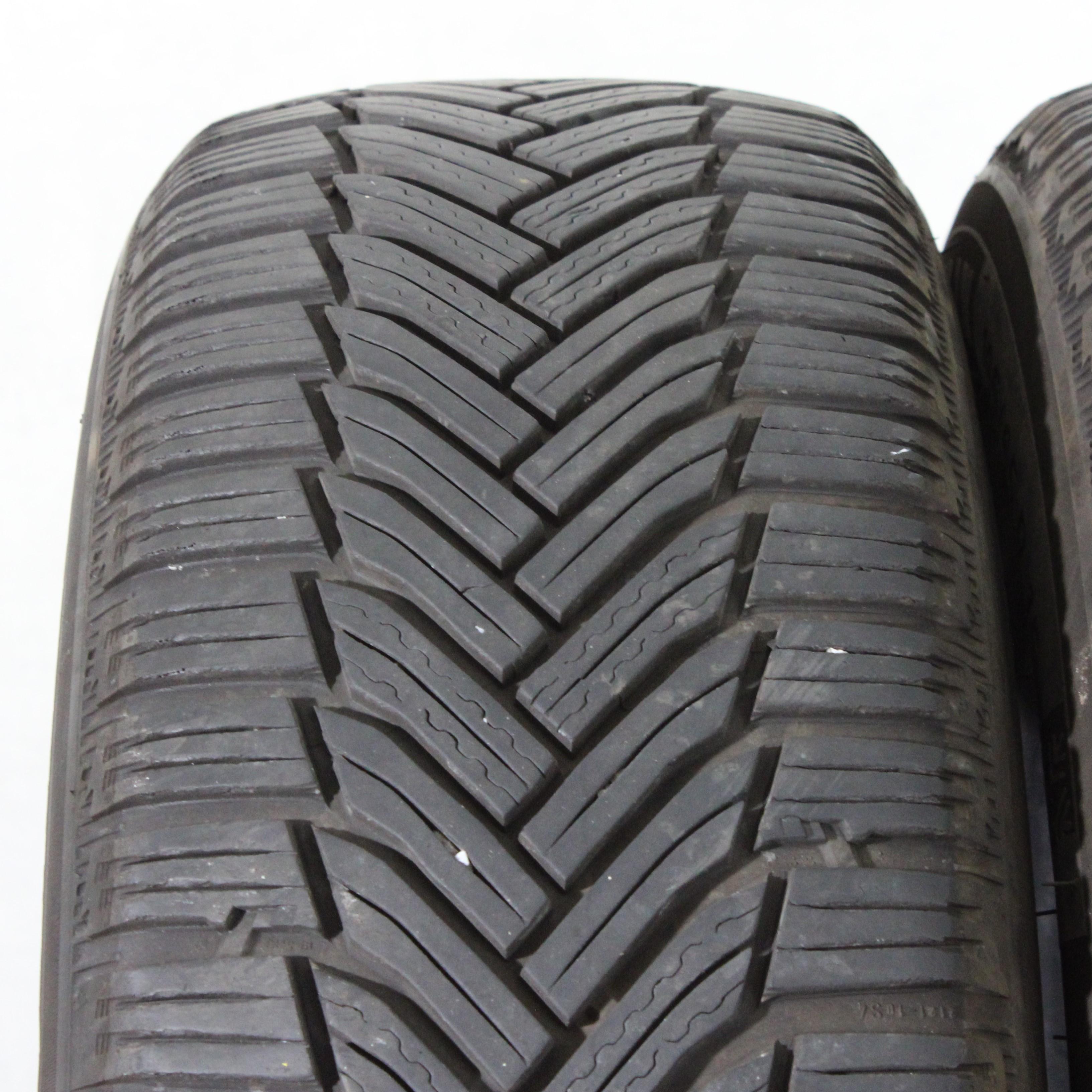 2 x 195/65R15 91T Pneus hiver Michelin Alpin 6 6-6,5mm 2018