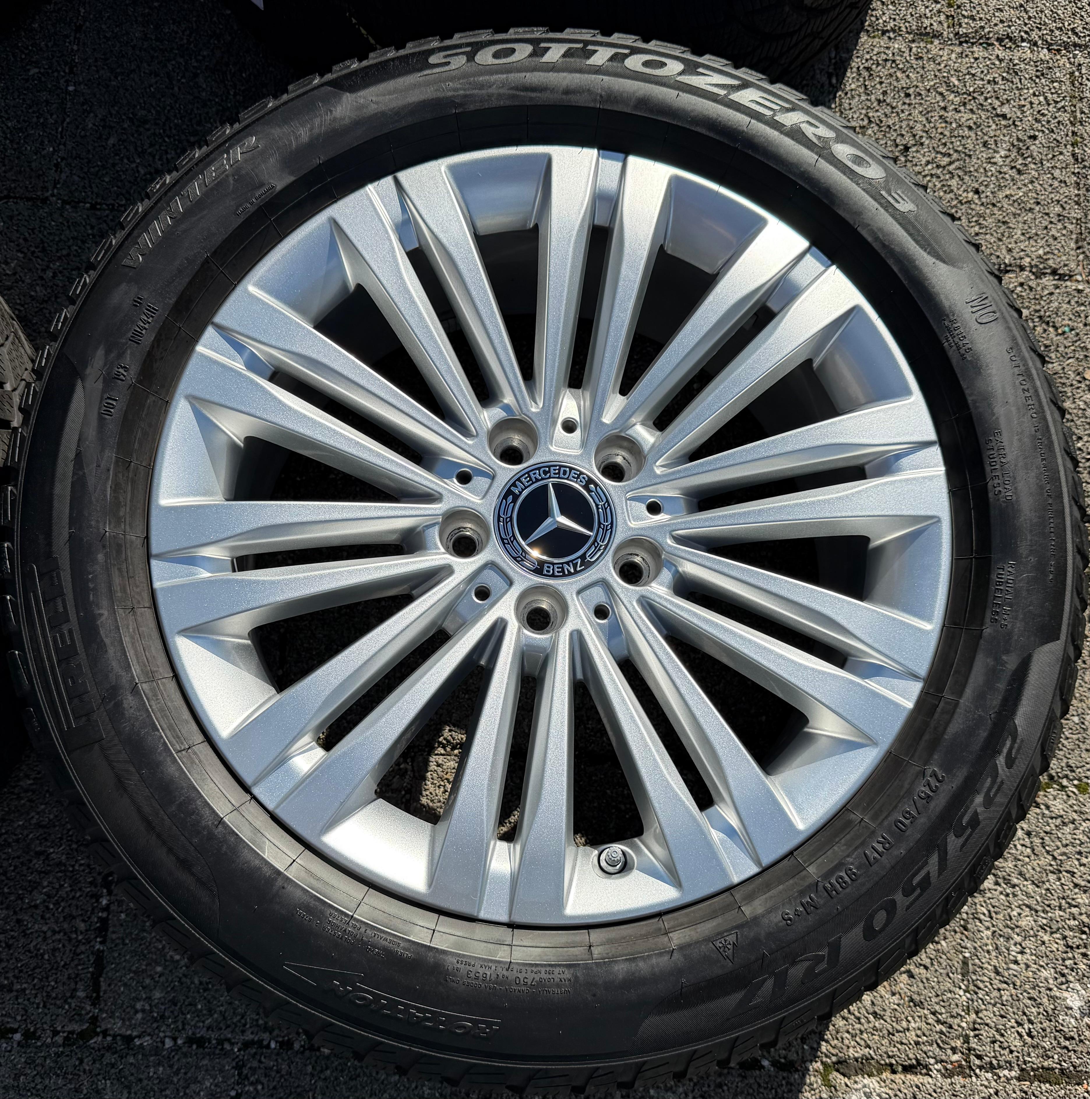 4 Original 17" Alu Winterräder Mercedes C-Klasse W206 A2064014400 RDKS
