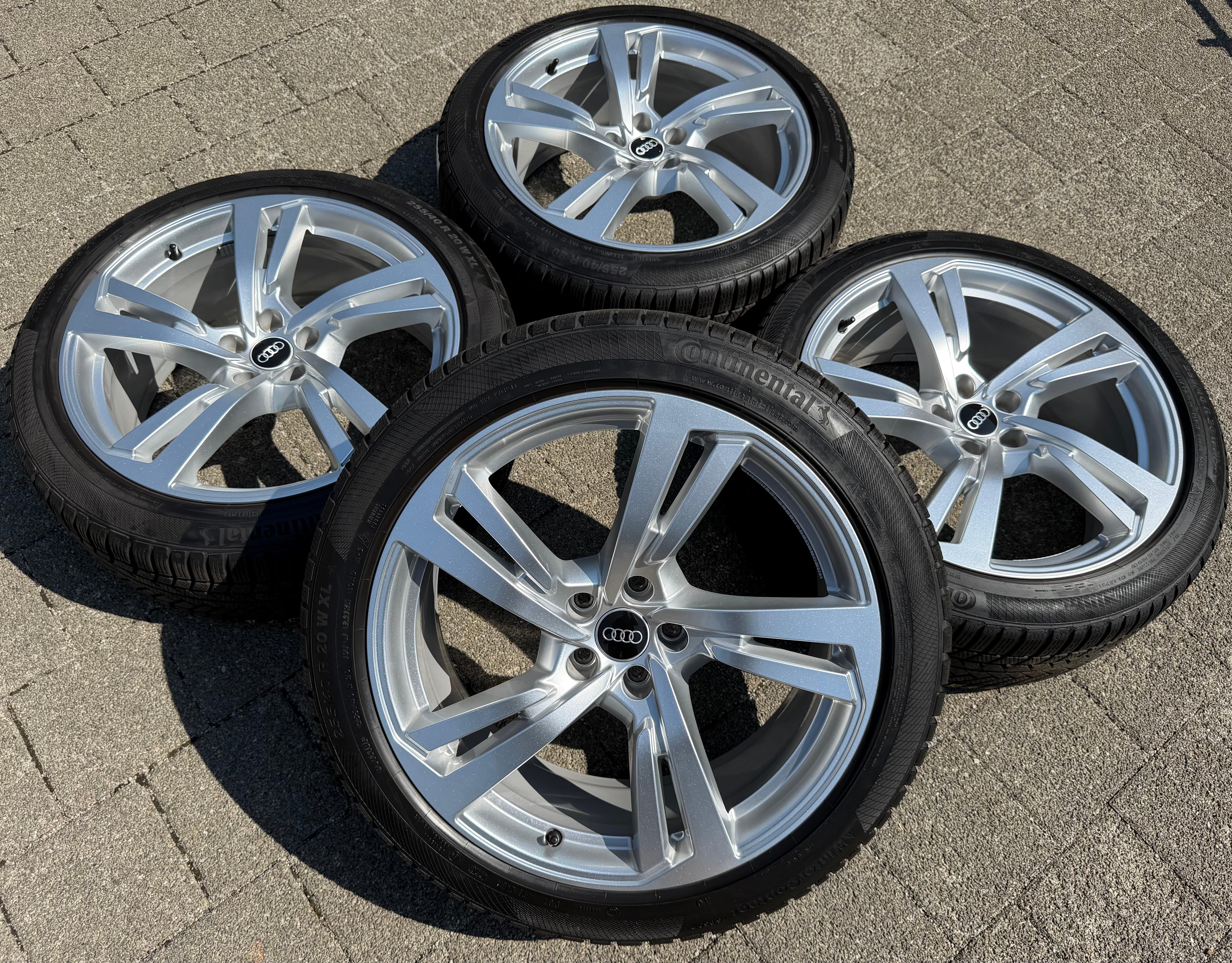 4 Original 20" Alu Winterräder Audi A7 S7 4K 4K8601025G 255/40R20 101W Continental