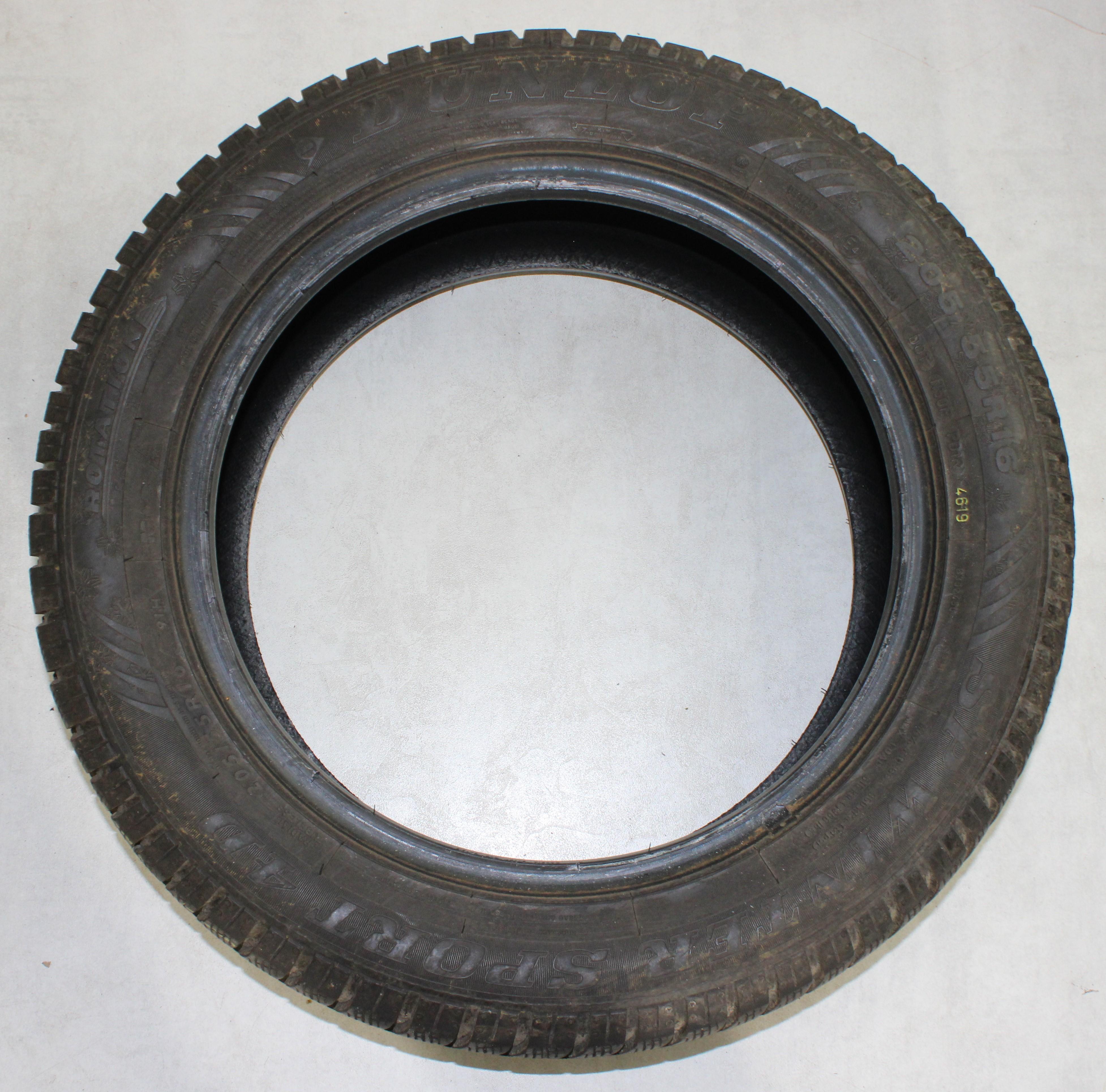 4 x 205/55R16 91H pneumatici invernali Dunlop SP Winter Sport 4D 5-5,5mm 3x2019/1x2020