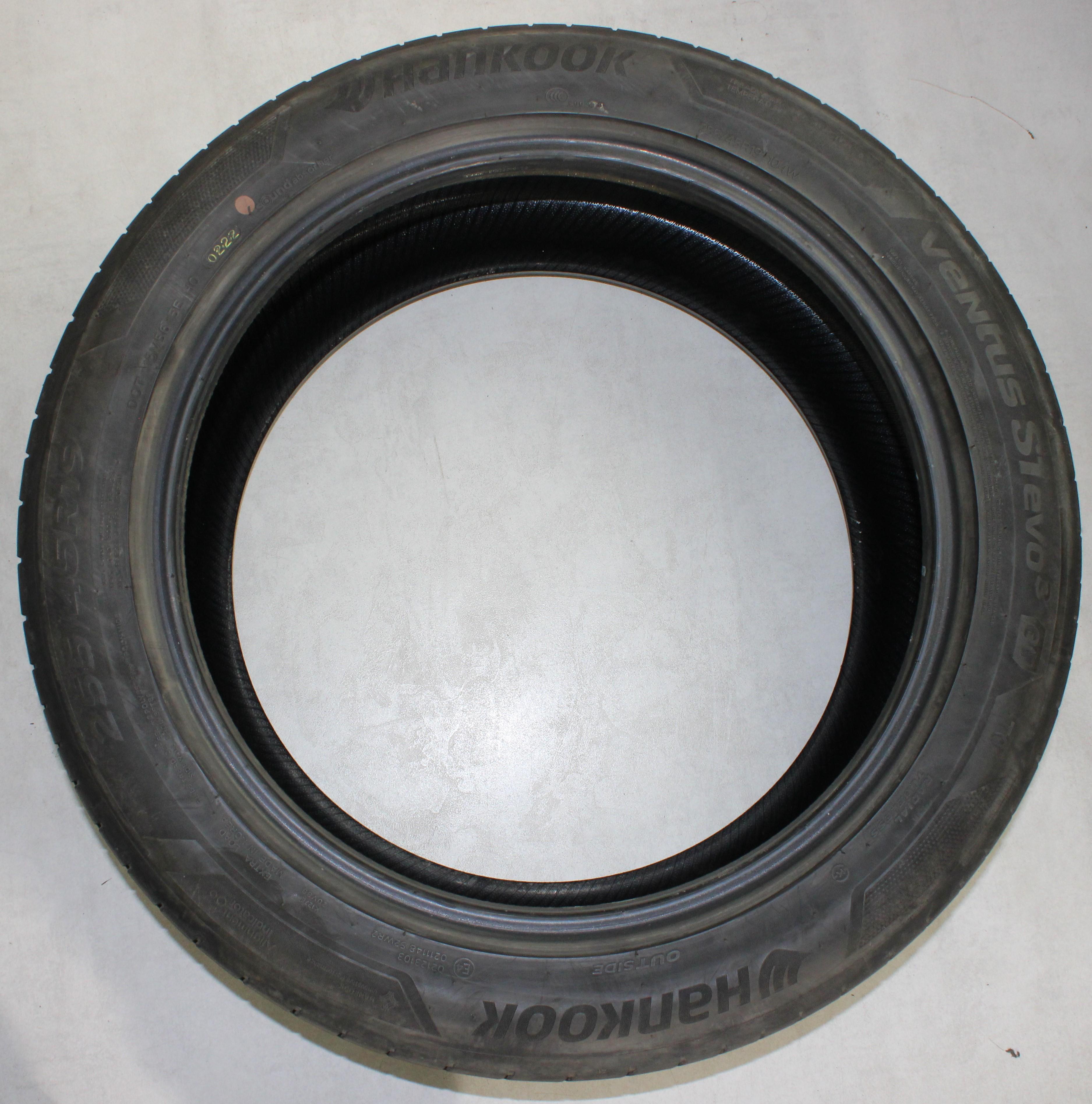 4 x 255/45R19 104W Sommerreifen Hankook Ventus S1 Evo 3 EV TO 4-4,5mm 2022 Silent