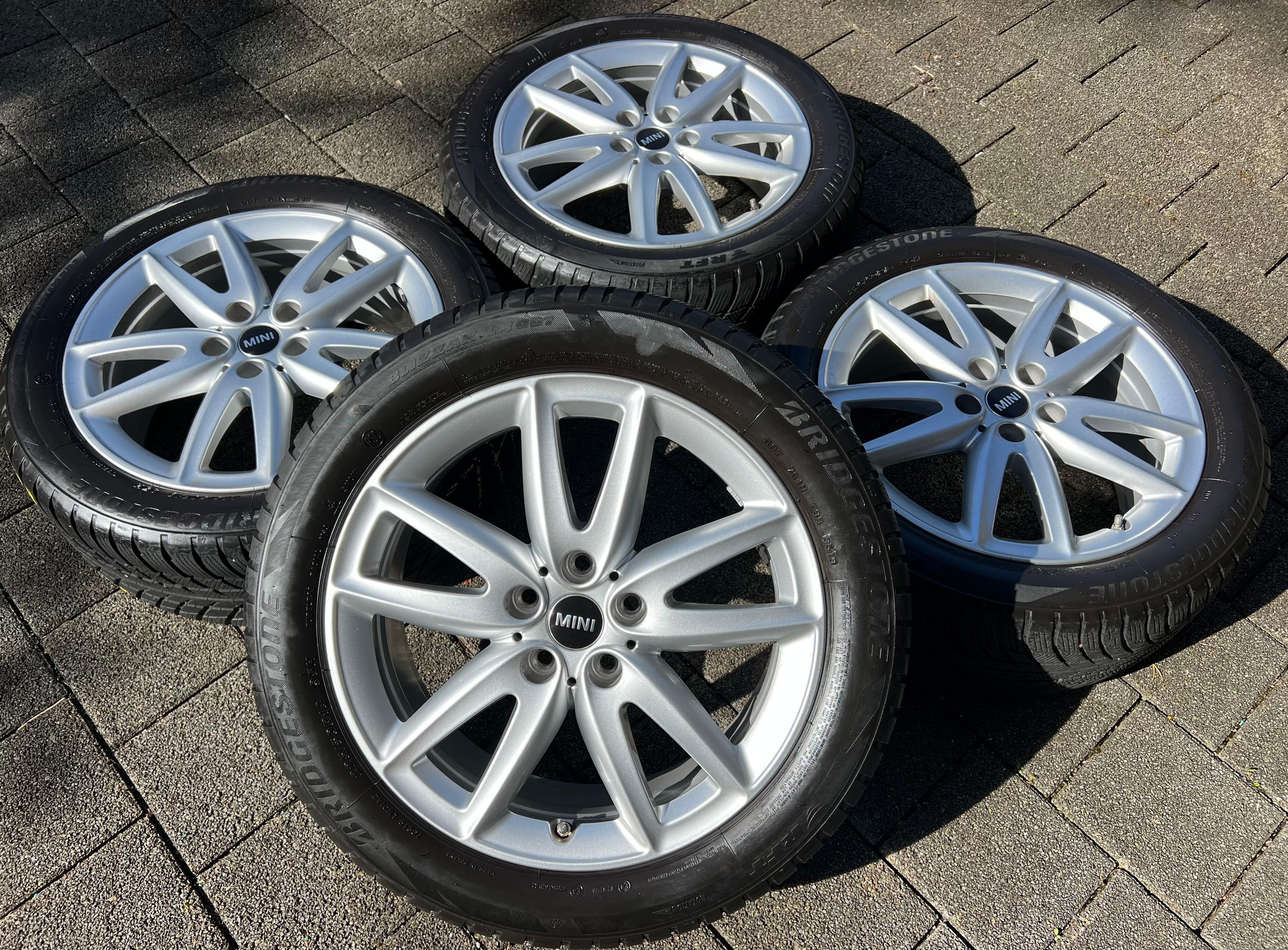 4 ORIGINAL 18" ALU WINTERRÄDER MINI COUNTRYMAN F60 225/50R18 95H 6888852 FREIHAU
