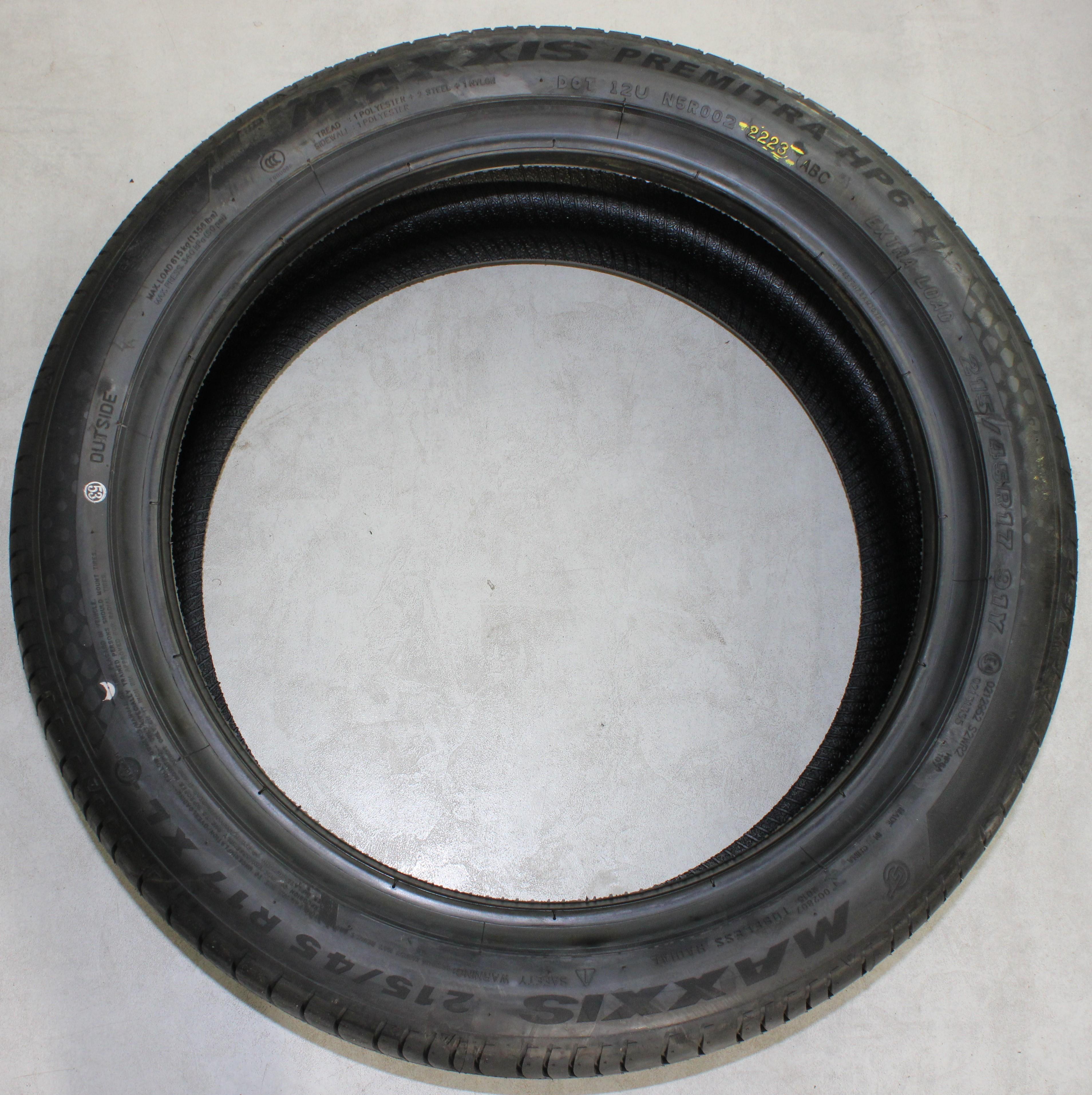 4 x 215/45R17 91Y Sommerreifen Maxxis Premitra HP6 * NEU 2023 XL