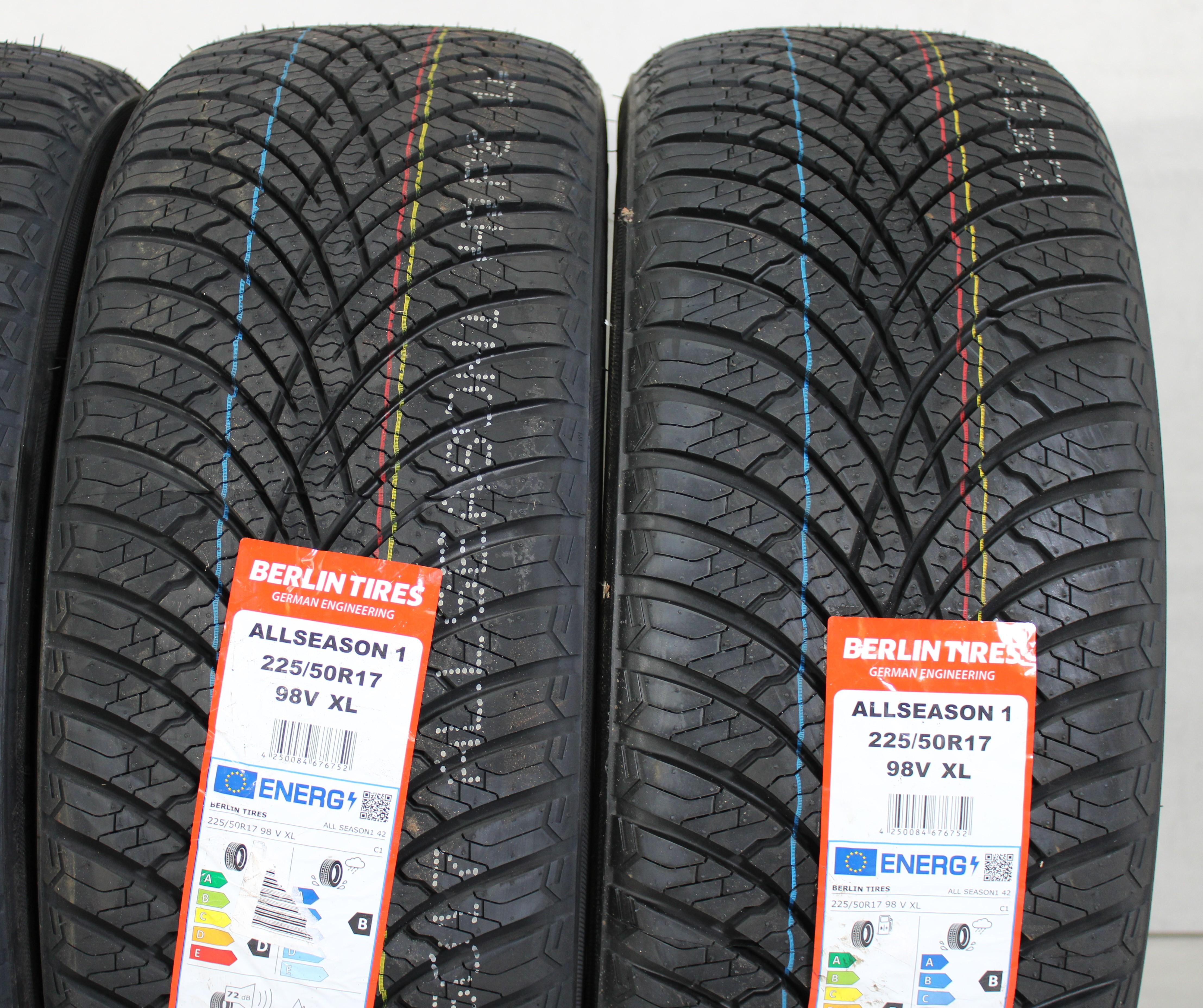 4 x 225/50R17 98V pneumatici per tutte le stagioni Berlin Tires All Season 1 2023
