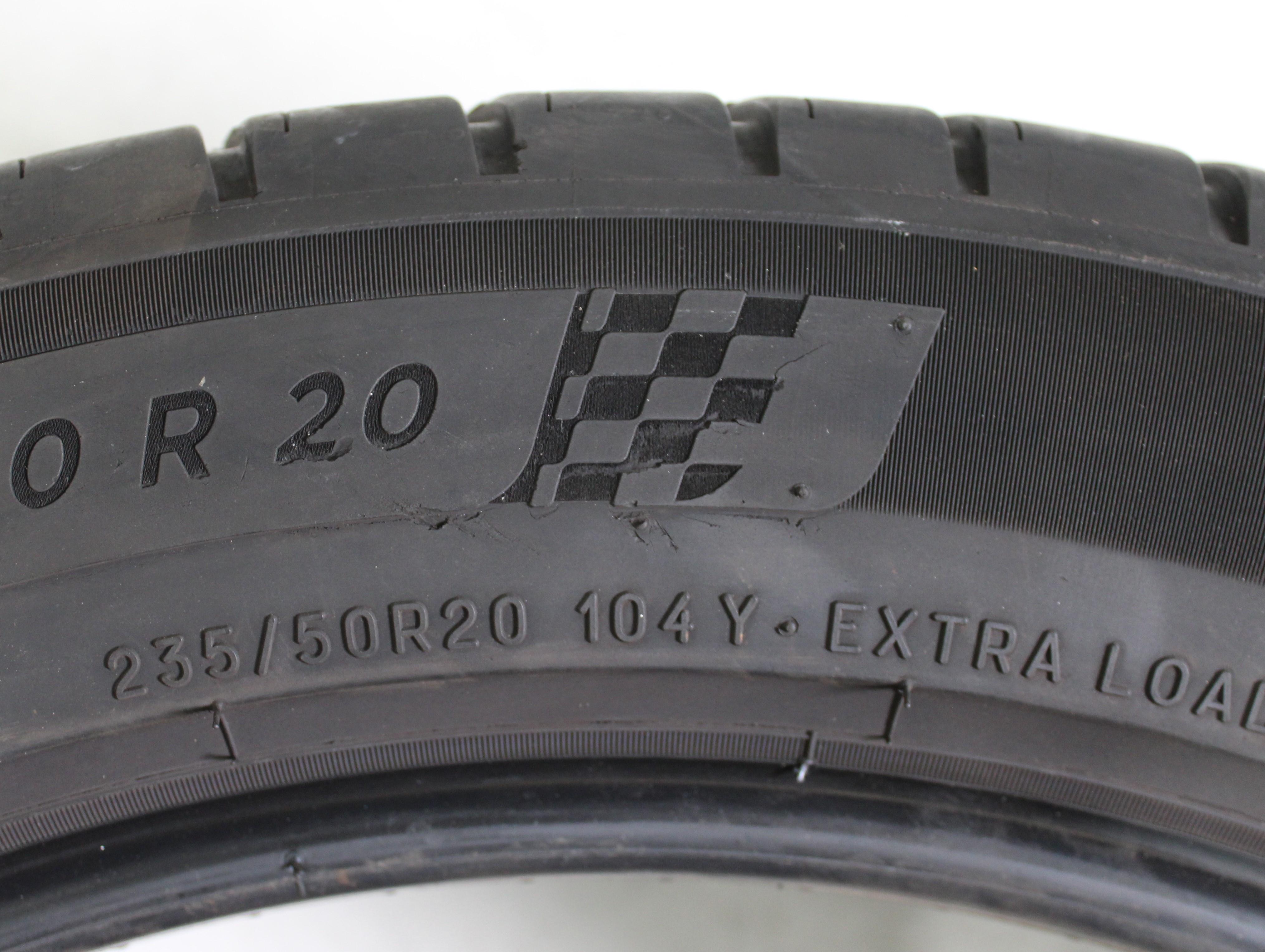 2 x 235/50R20 104Y Sommerreifen Michelin Pilot Sport 4S SUV J 5mm 2019 LR, LRD