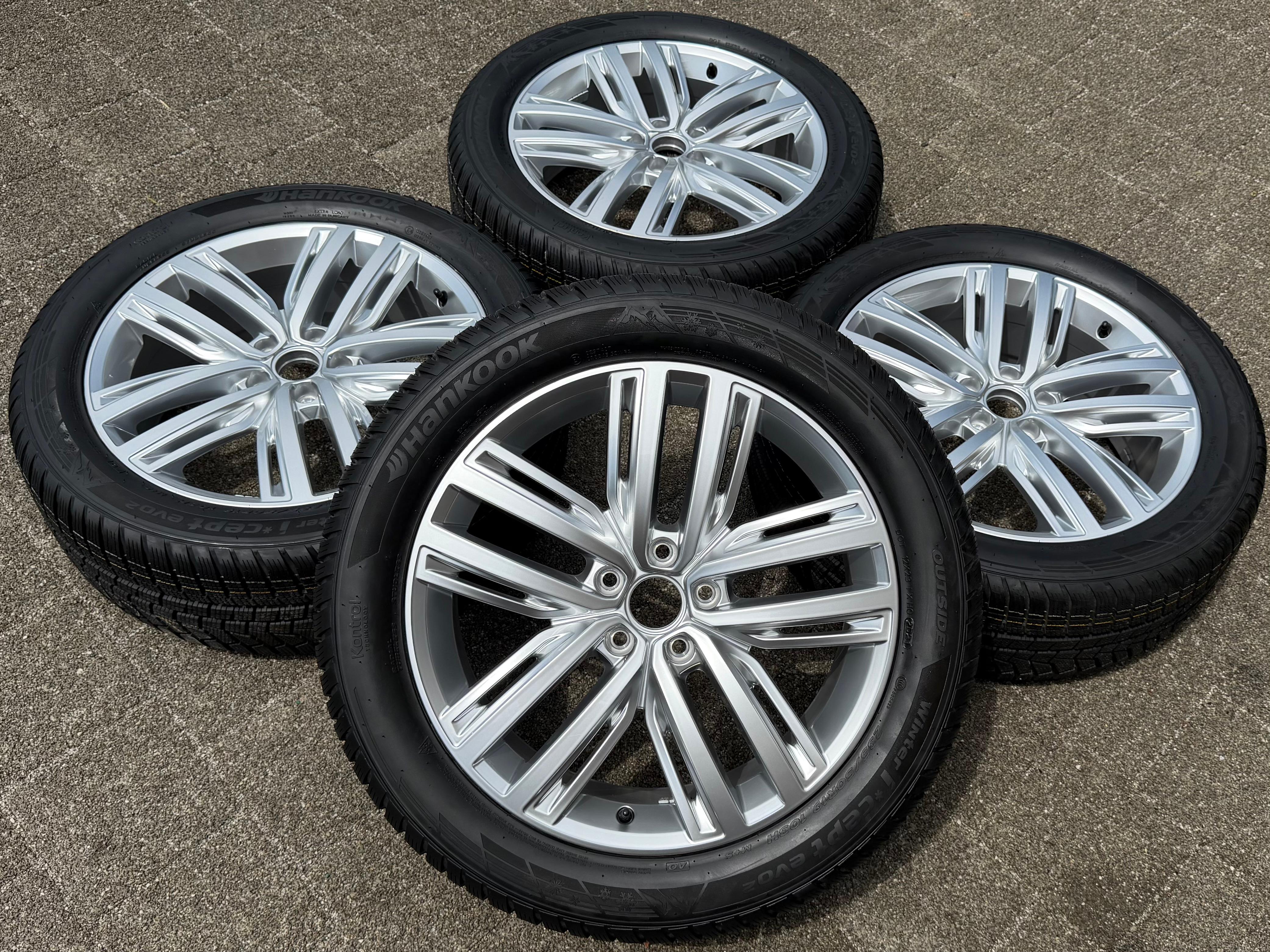 4 ORIGINELE 19" ALU-WINTERWIELEN VW TIGUAN II 5NA 235/50R19 103H 5NA601025F GRATIS VERZENDING