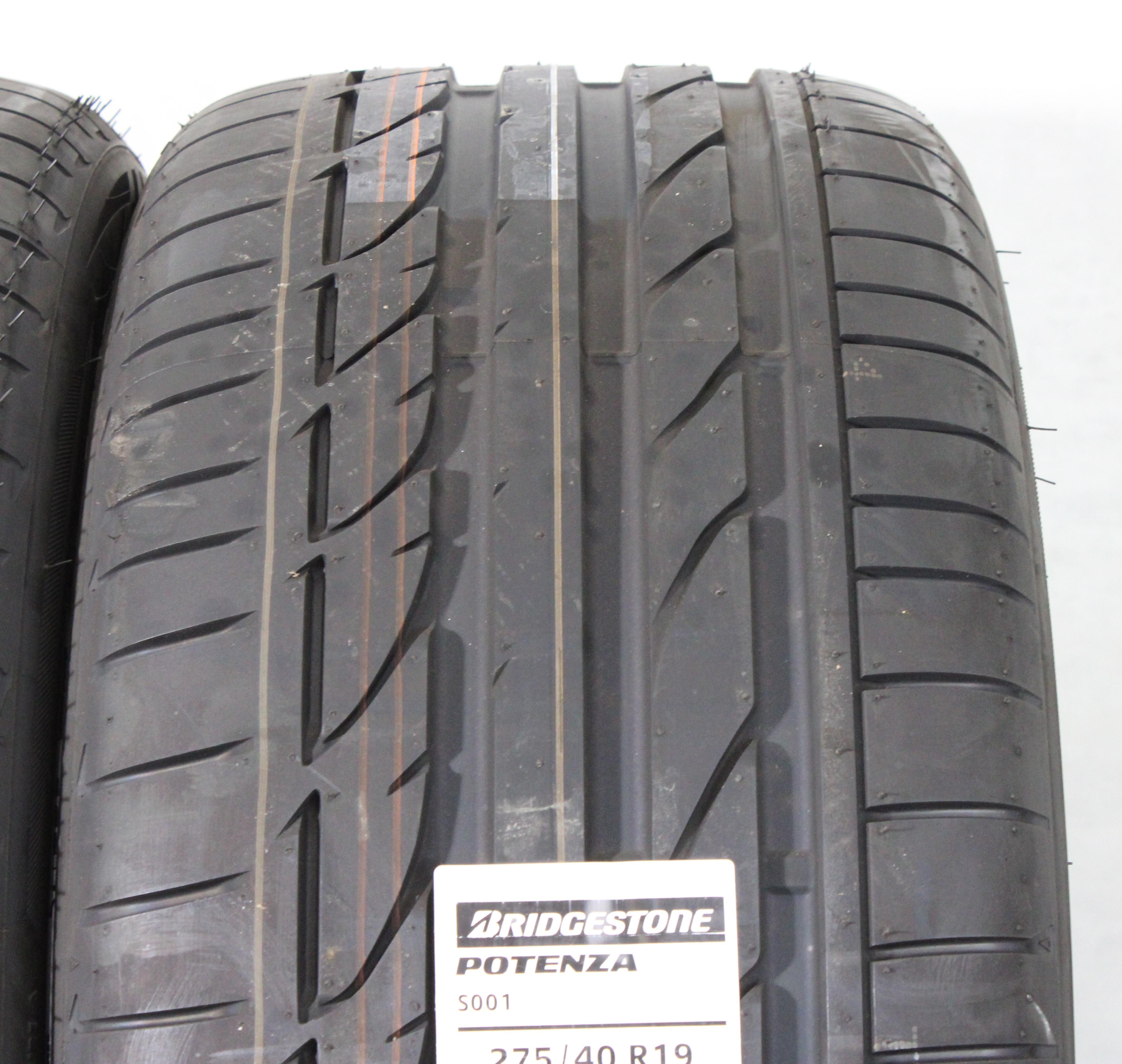 2 x 275/40R19 101Y Sommerreifen Bridgestone Potenza S001 MOE NEU 2018/2019