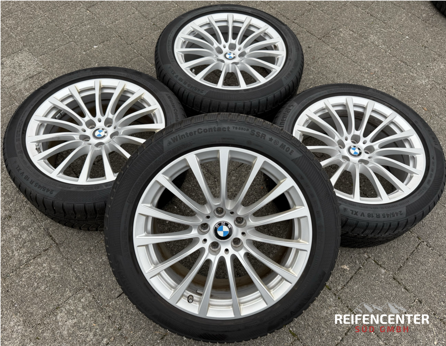 4 originele 18" lichtmetalen winterwielen BMW 5-serie G30 G31 Styling 632 Continental