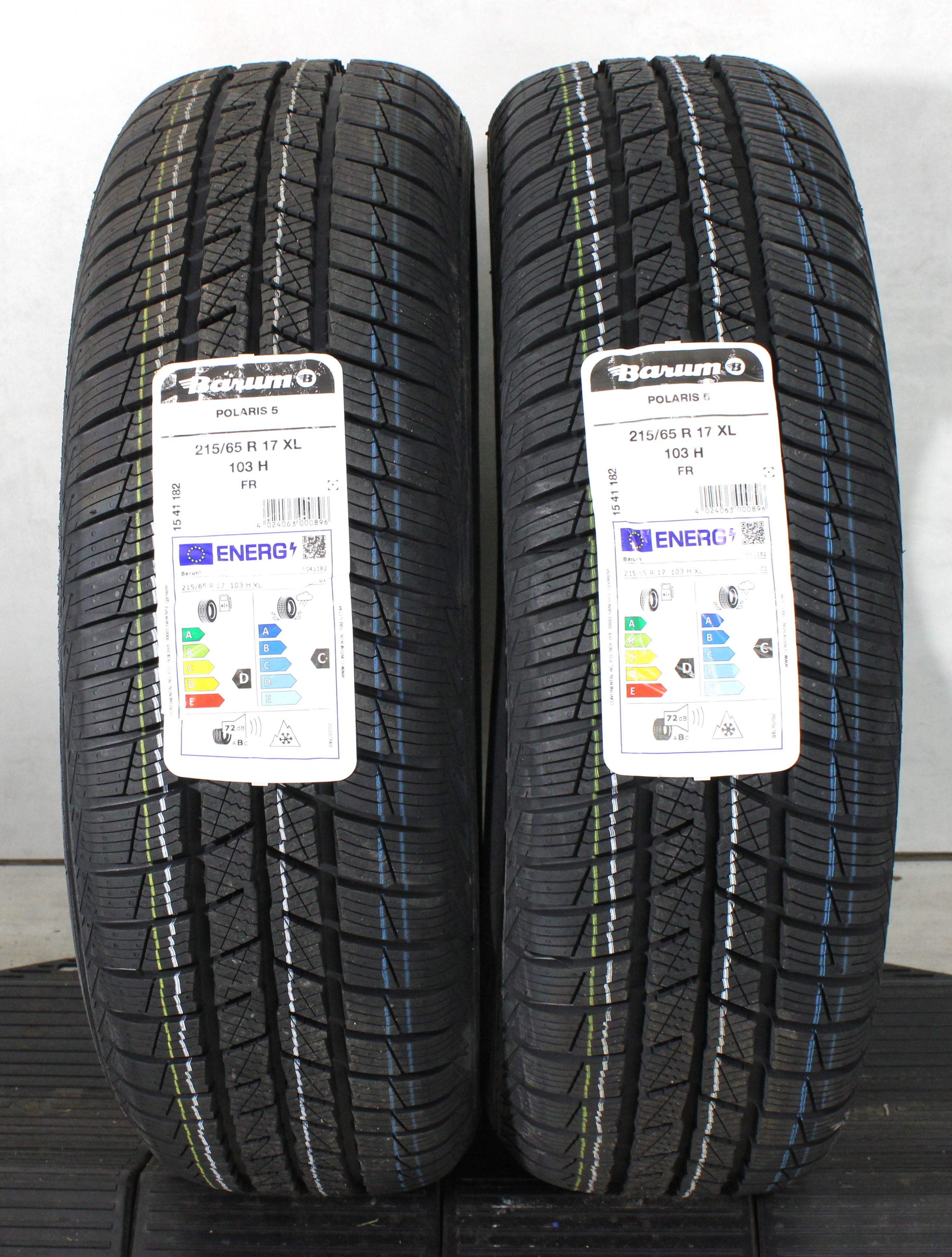 2 x 215/65R17 103H Winterreifen Barum Polaris 5 2024 NEU Freihas