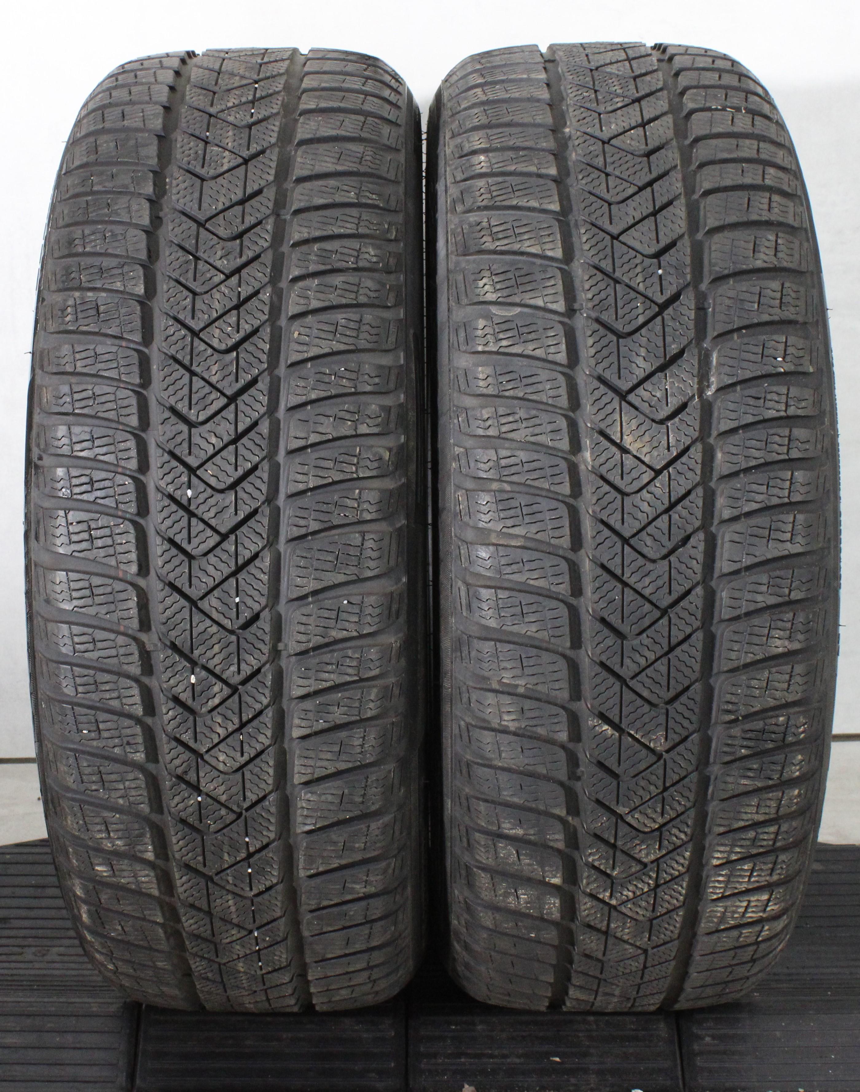 2 x 225/55R18 102V Winterreifen Pirelli Sottozero 3 AO 6-6,5mm 2018