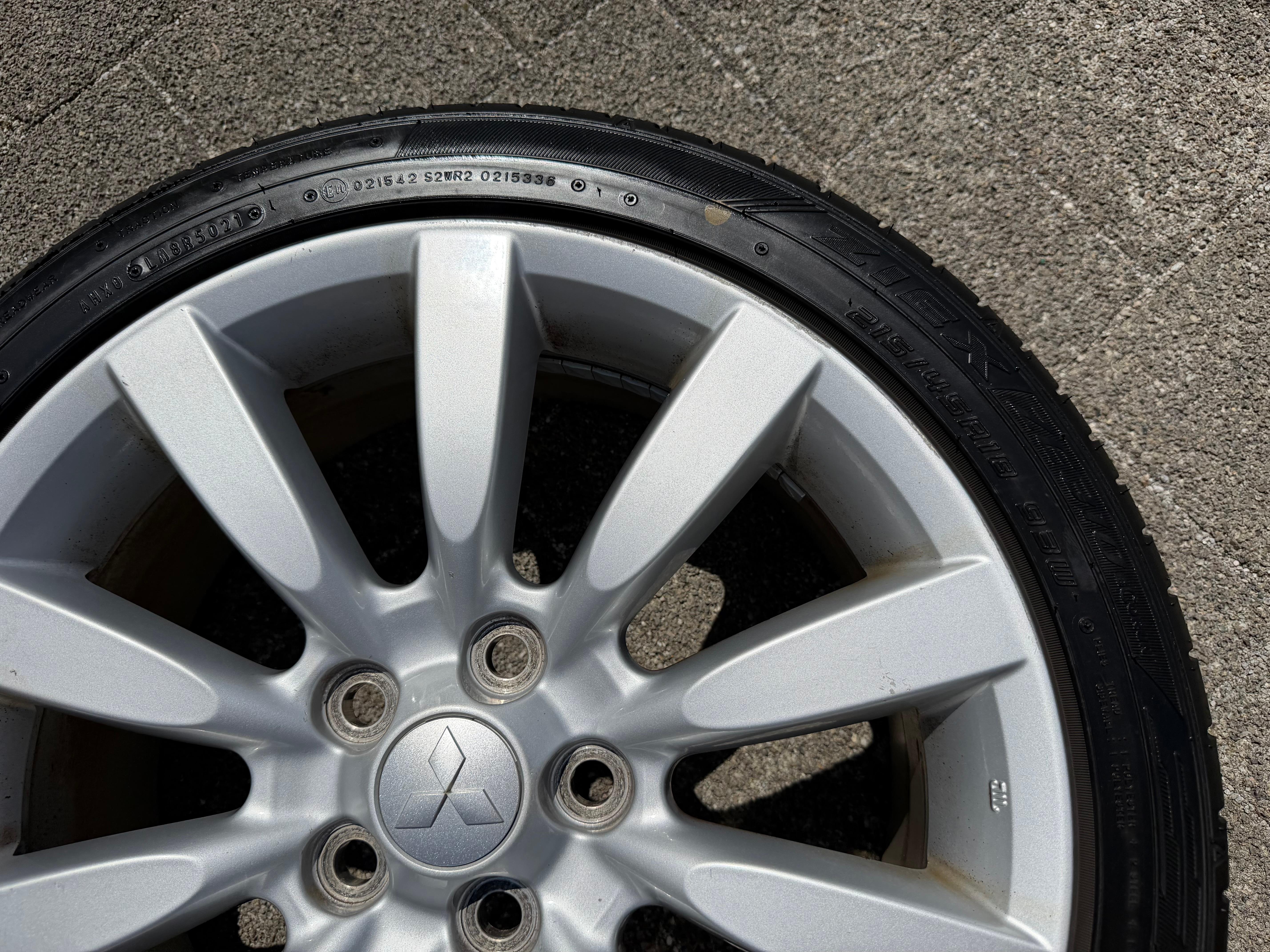 4 Original 18" Alu Sommerräder Mitsubishi Lancer CX 215/45R18 93W FALKEN