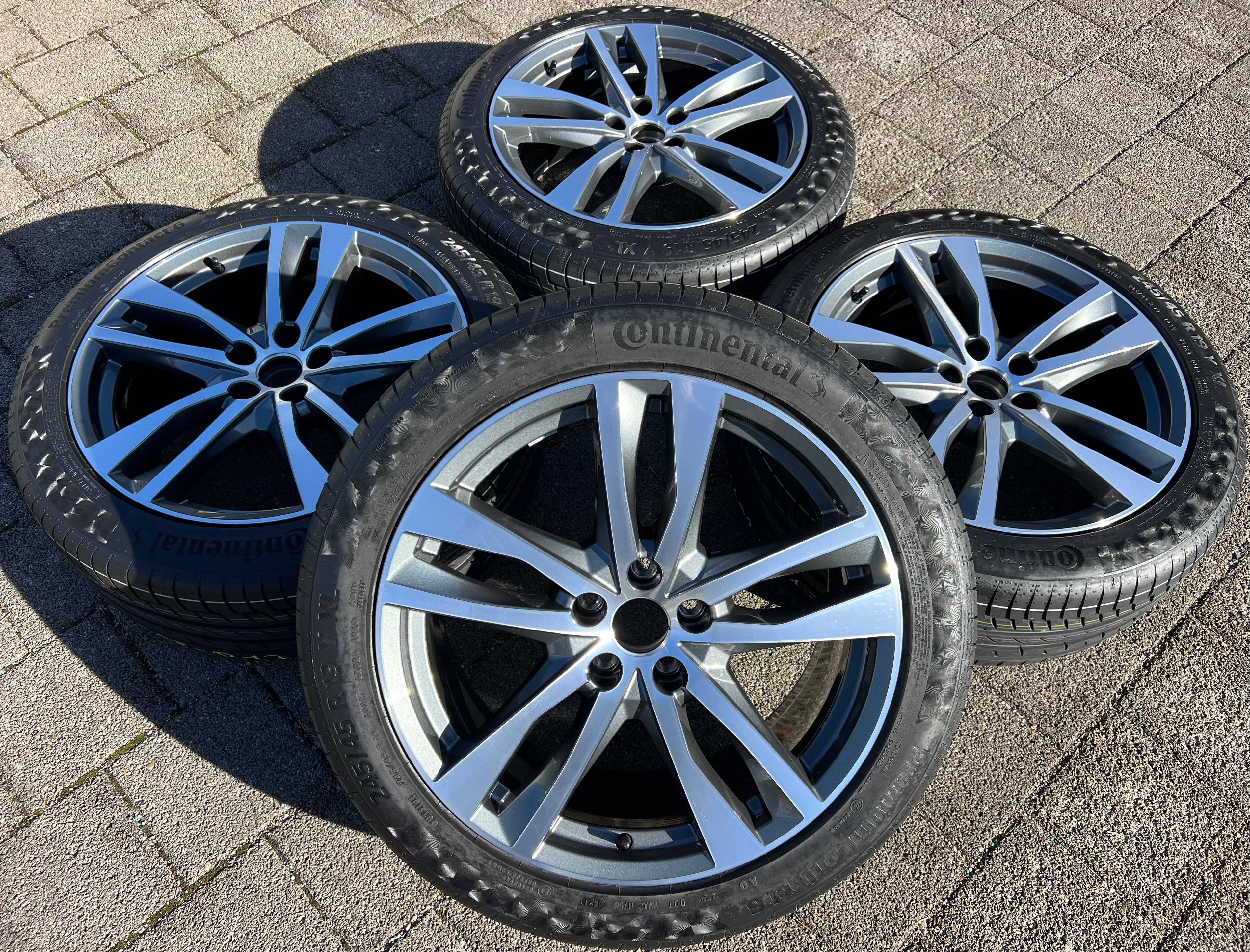 4 ORIGINAL 19" ALU SOMMERRÄDER AUDI A6 S6 8K C8 4K0601025H 245/45R19 102Y CONTI