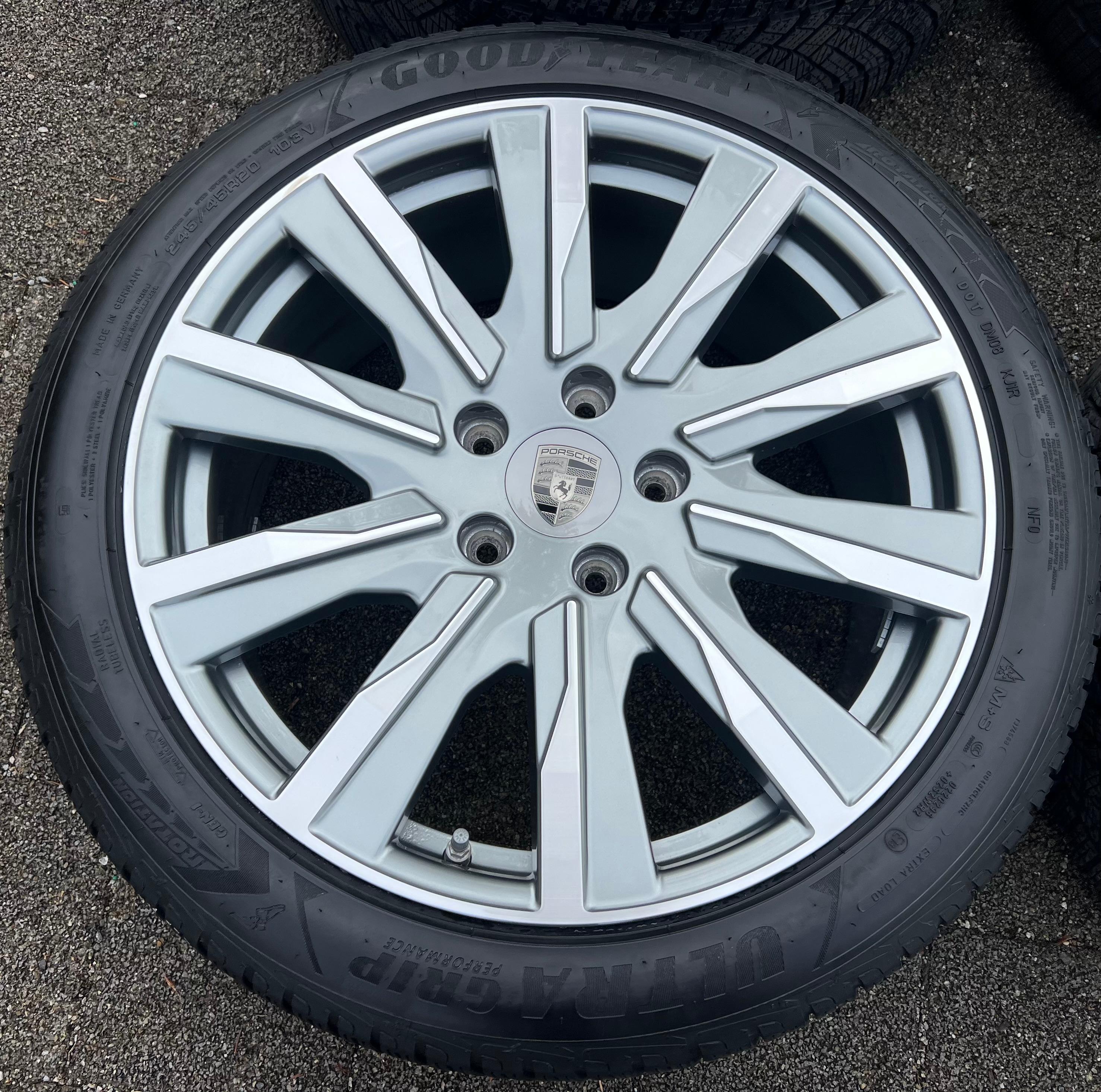 4 LLANTAS DE ALEACIÓN ORIGINALES DE 20" PARA INVIERNO PORSCHE TAYCAN TEQUIPMENT RDKS ENVÍO GRATUITO