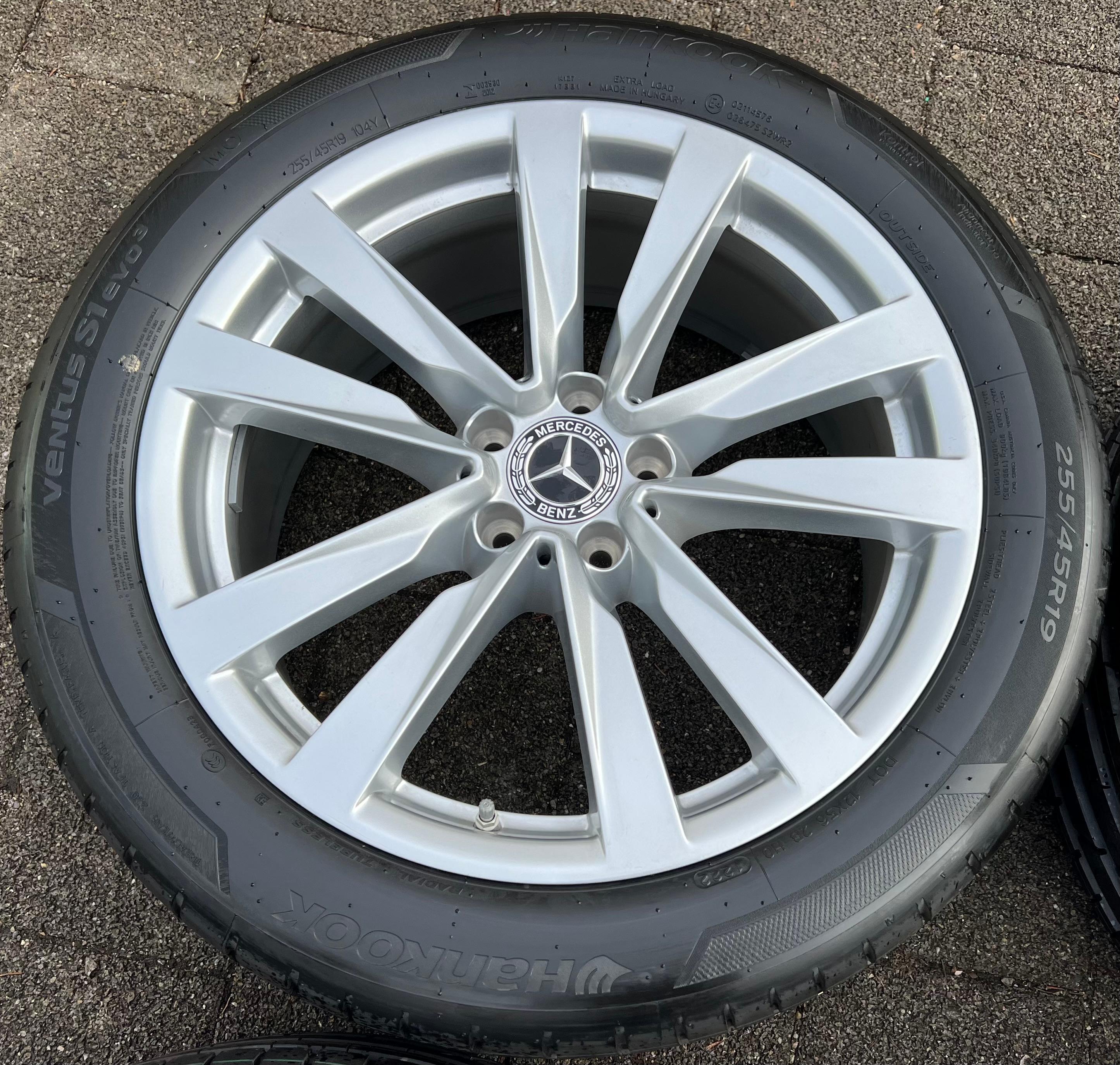 4 ROUES D'ÉTÉ ORIGINALES 19" EN ALUMINIUM MERCEDES BENZ CLASSE S W223 A2234013100 FRANCO DE PORT