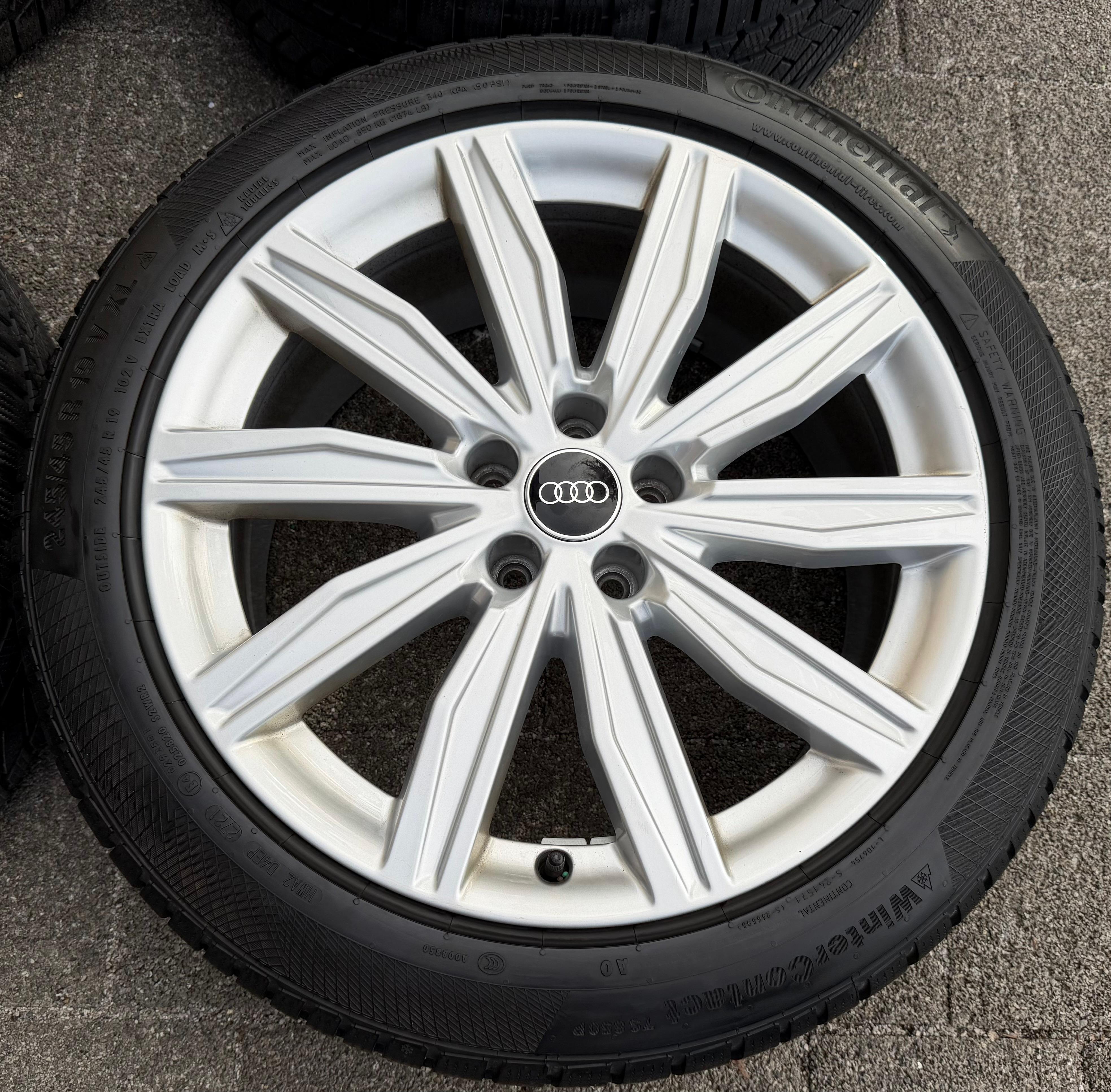 4 Original 19" Alu Winterräder Audi A6 S6 C8 4K F2 4K0601025DS 245/45R19 102V RDKS