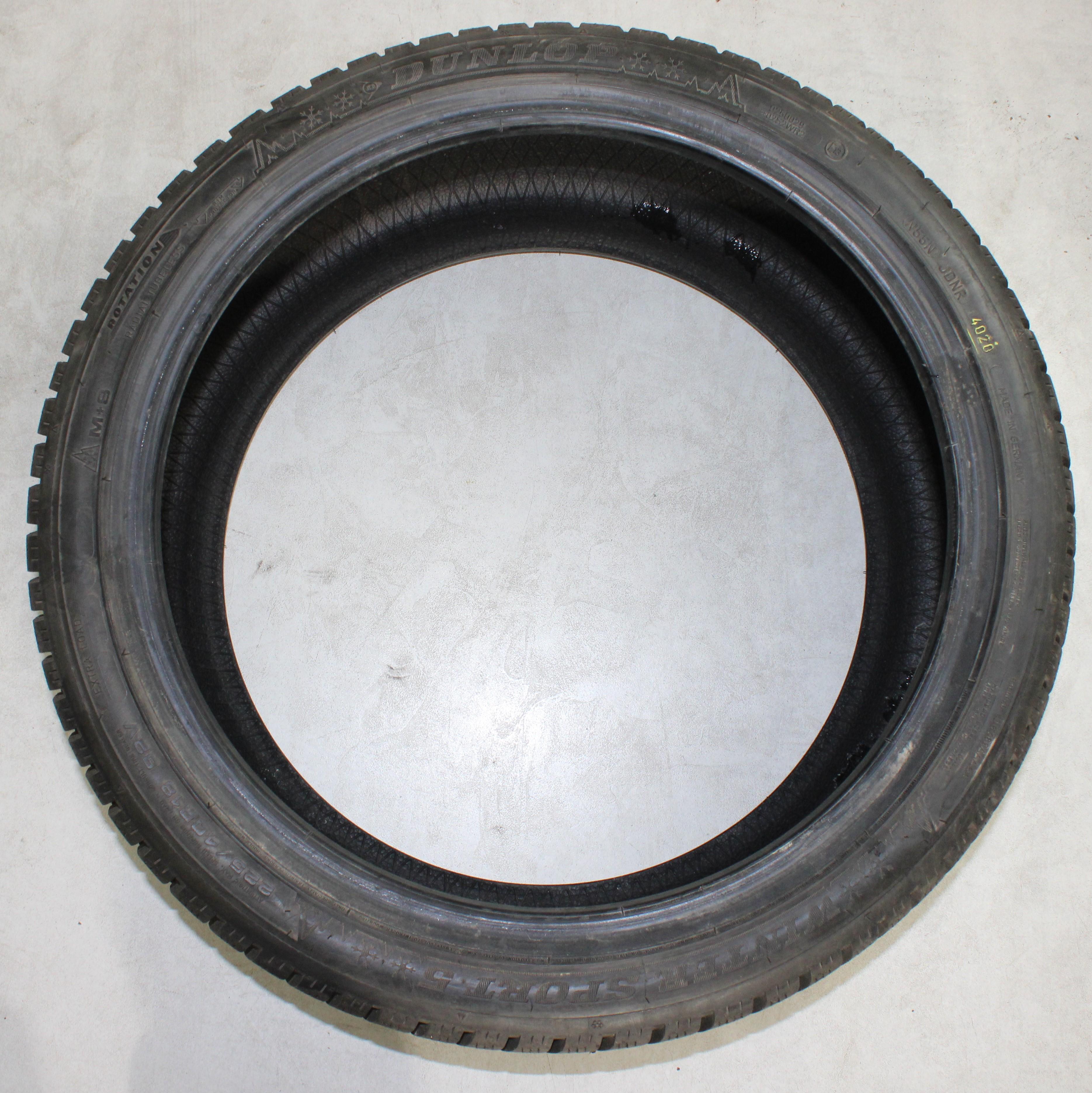 2 x 225/40R18 92V Winterreifen Dunlop Winter Sport 5 8-8,5mm 2020 XL