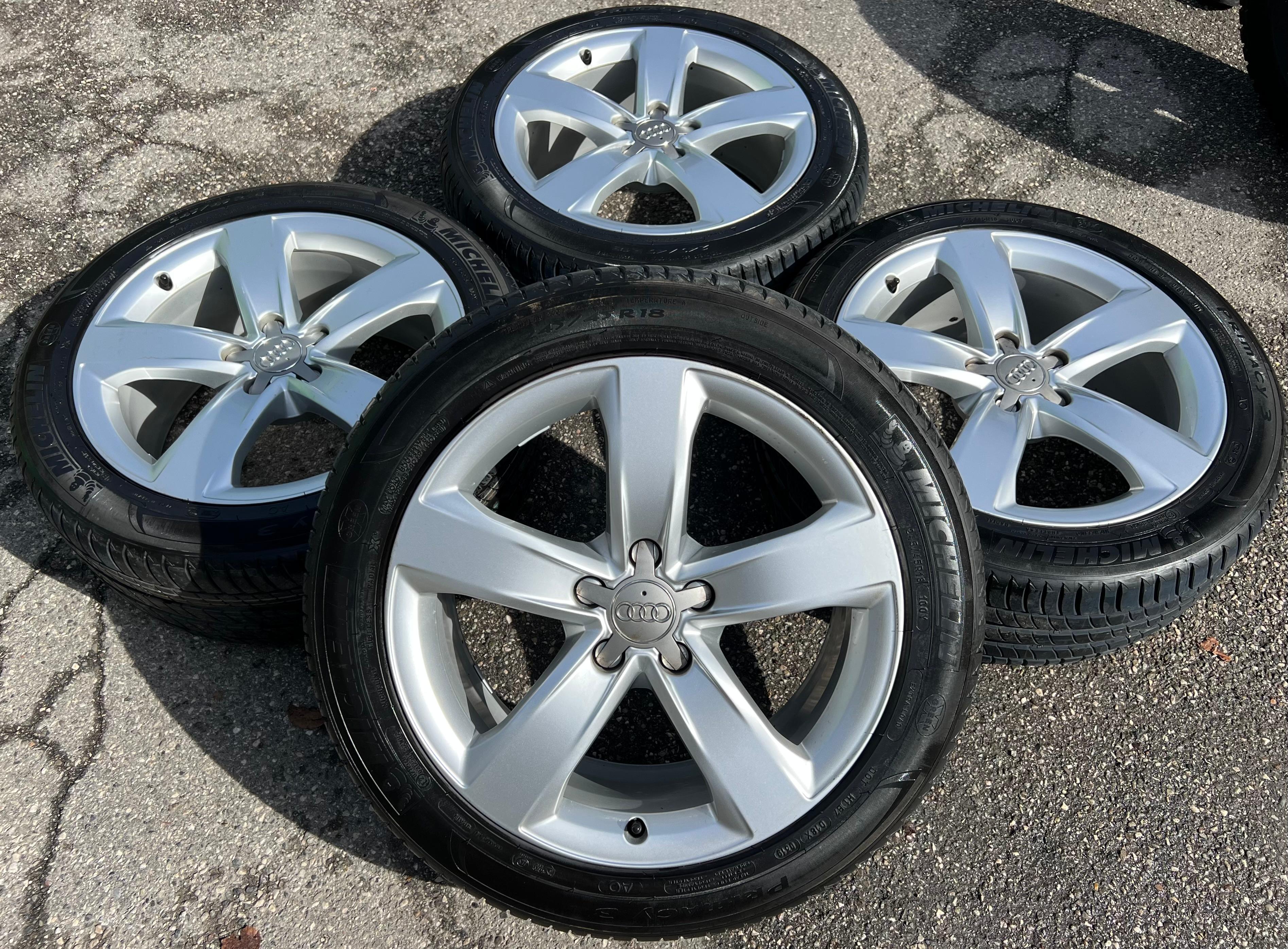 4 ORIGINAL 18" ALUFELGEN FELGEN AUDI A6 4G 4G0601025BJ 8x18 ET39 FREIHAUS