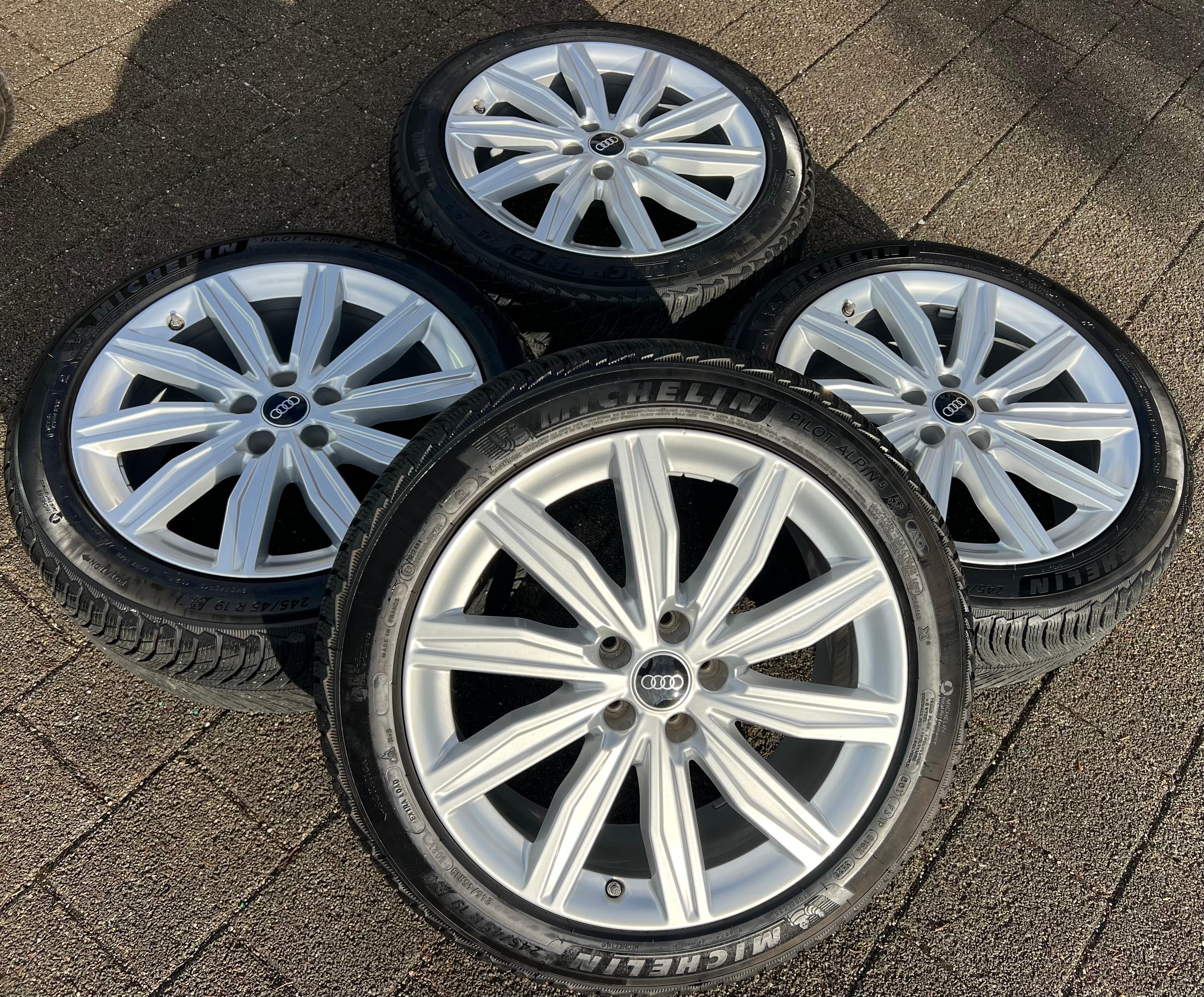 4 ORIGINAL 19" ALU WINTERRÄDER AUDI A6 S6 C8 4K 4K0601025M 245/45R19 102V 2022