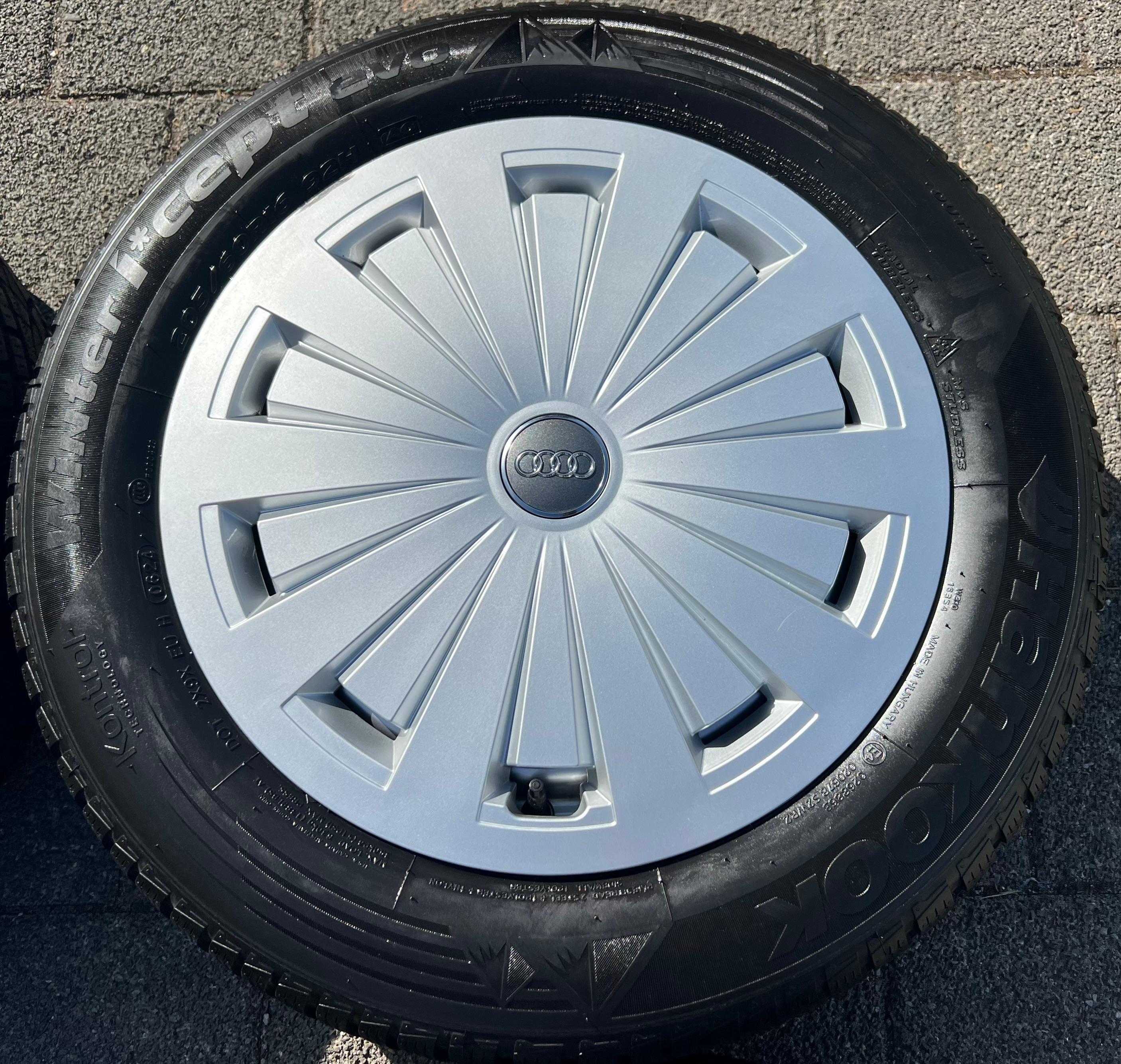 4 ORIGINELE ALUMINIUM WINTERWIELEN AUDI A4 B9 8W 205/60R16 92H 8W0601025 GRATIS VERZENDING